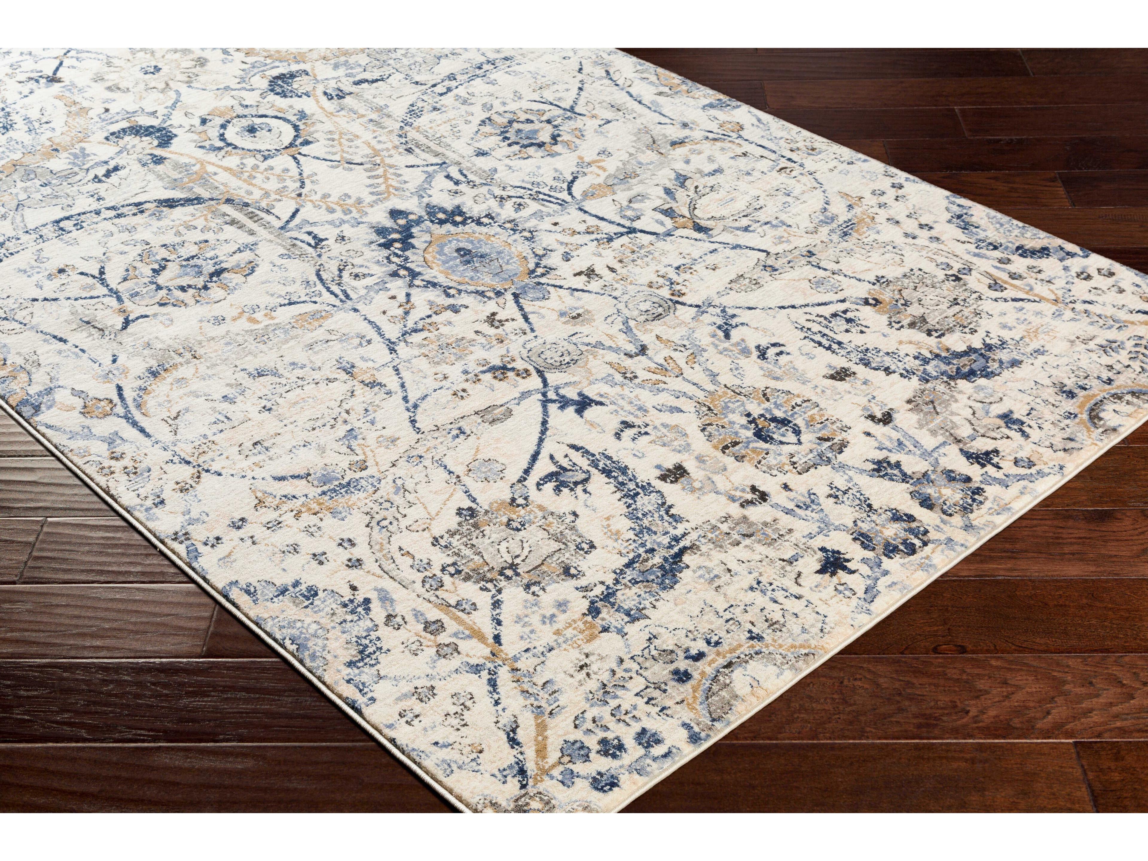 Livabliss by Surya Indigo Floral Area Rug
