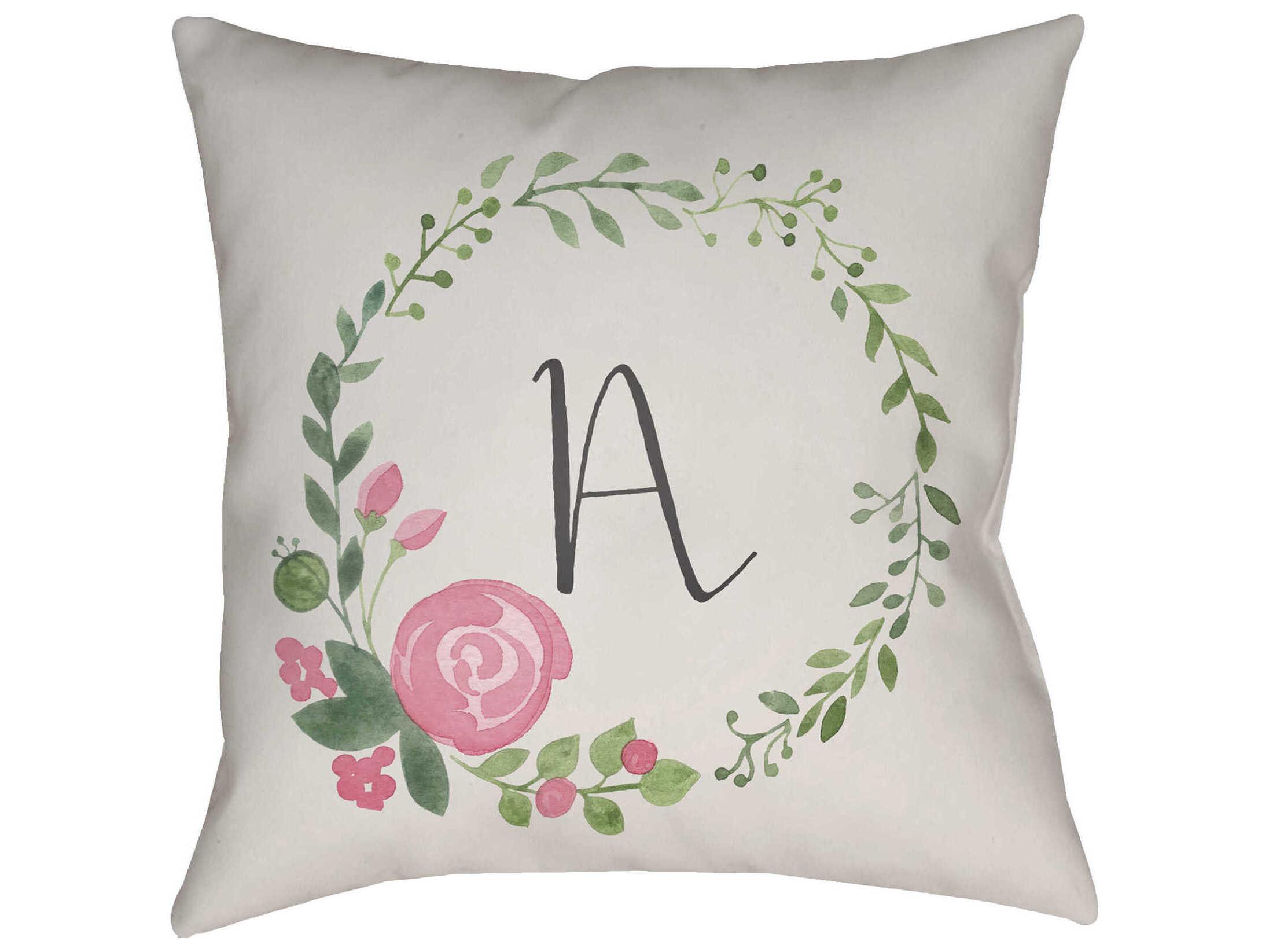 Livabliss by Surya Initials-II A Pillow