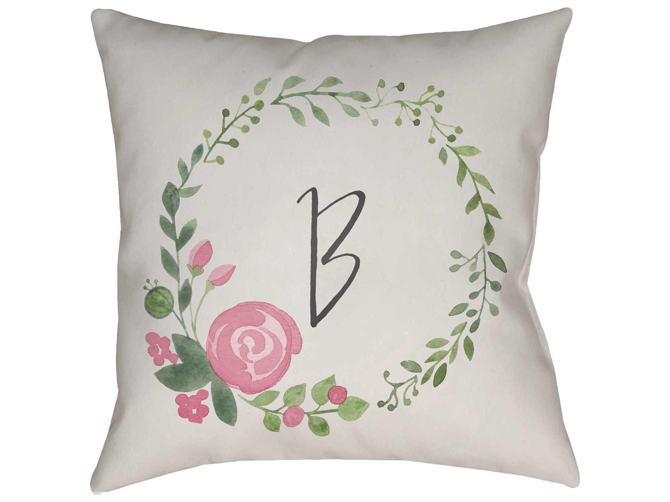 Livabliss by Surya Initials-II B Pillow