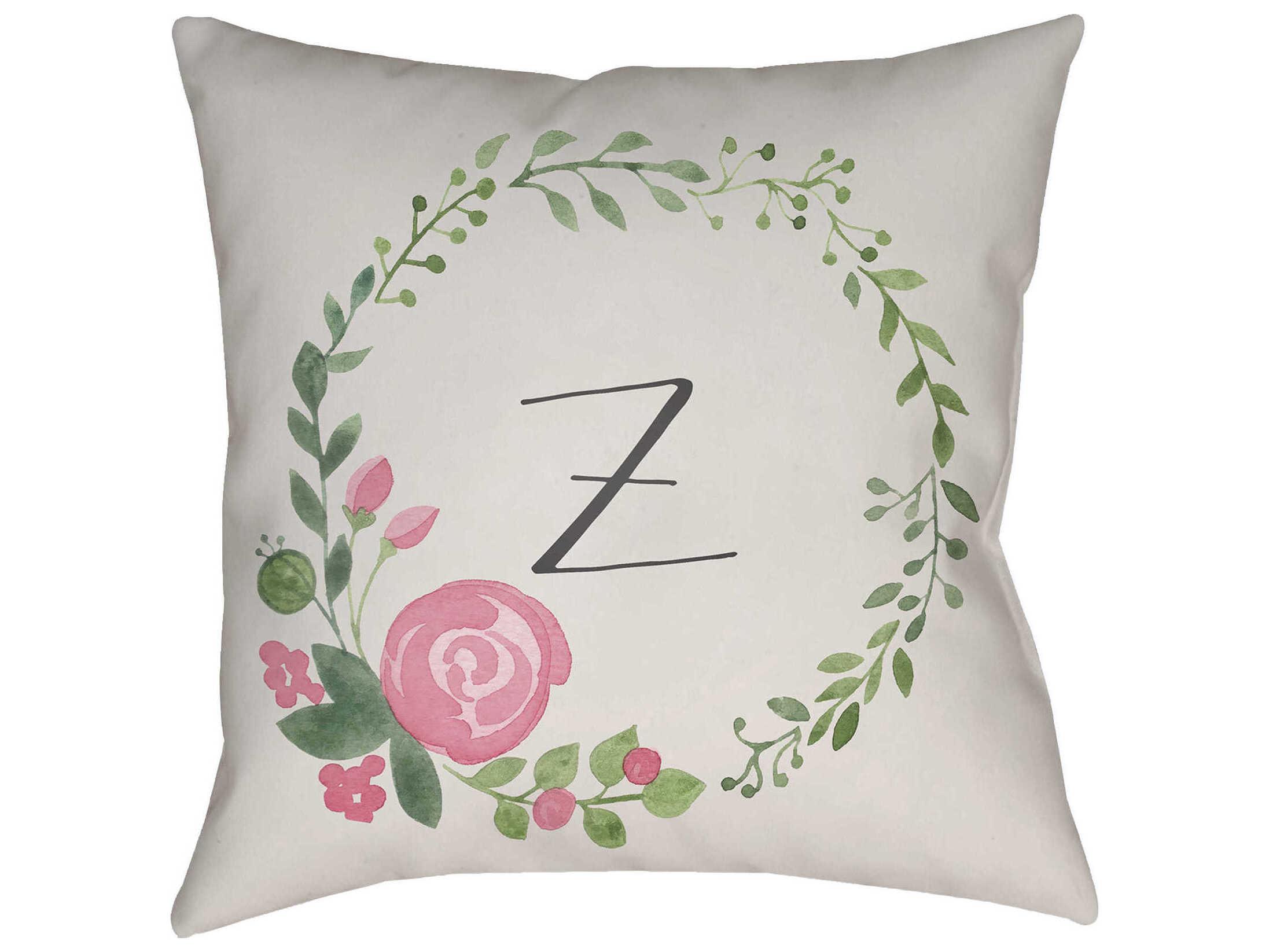 Livabliss by Surya Initials-II Z Pillow