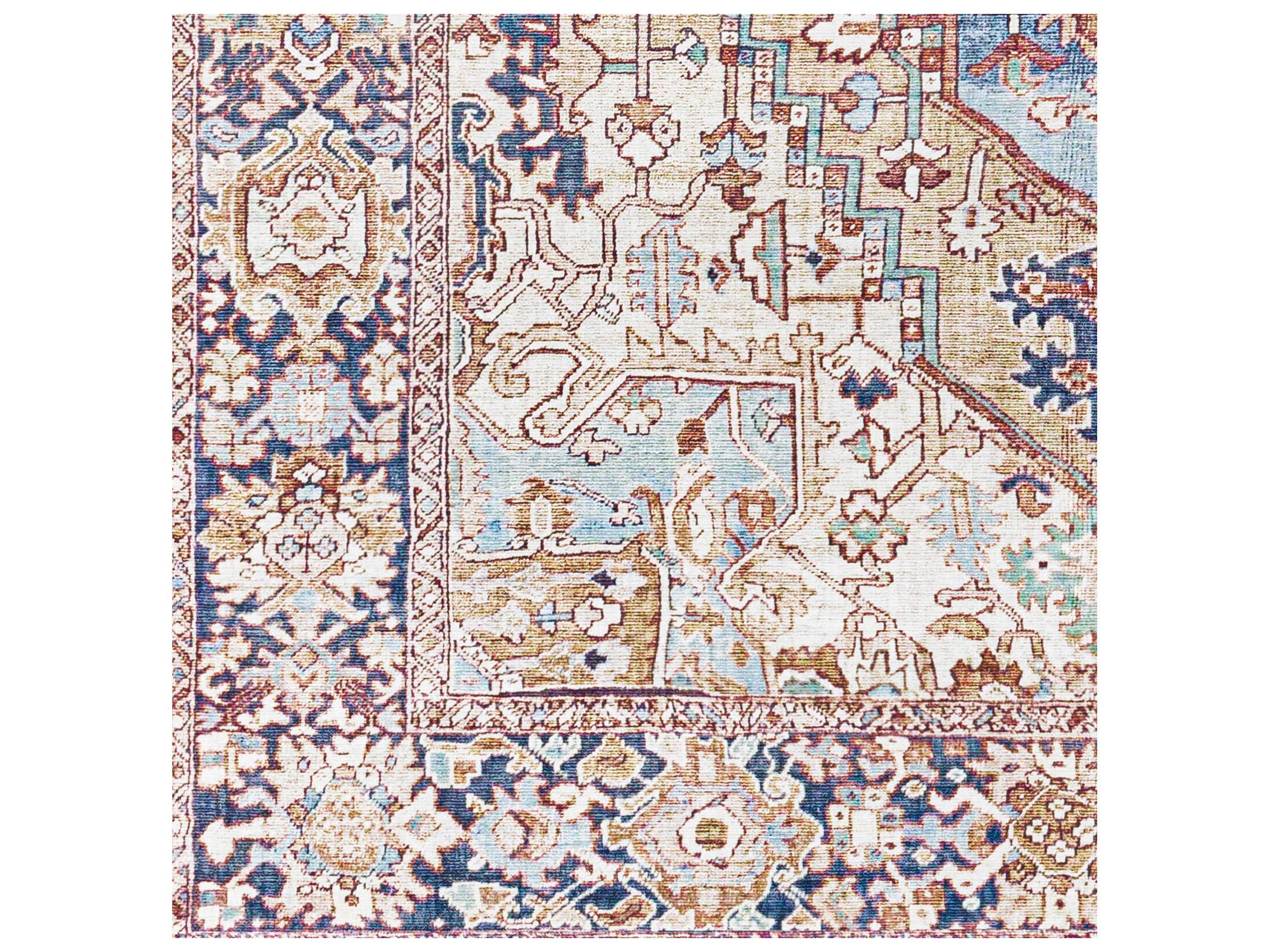Livabliss by Surya Iris Bordered Runner Area Rug