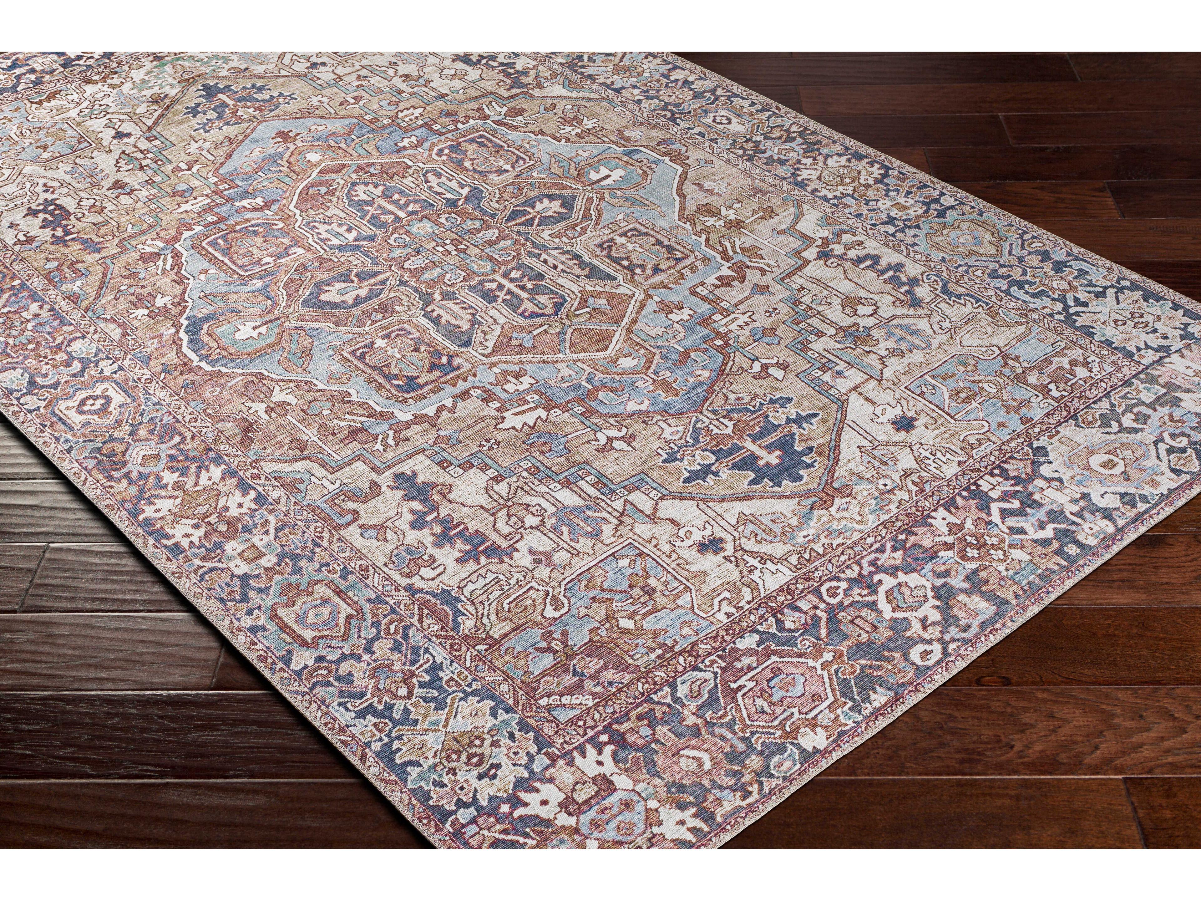 Livabliss by Surya Iris Bordered Runner Area Rug