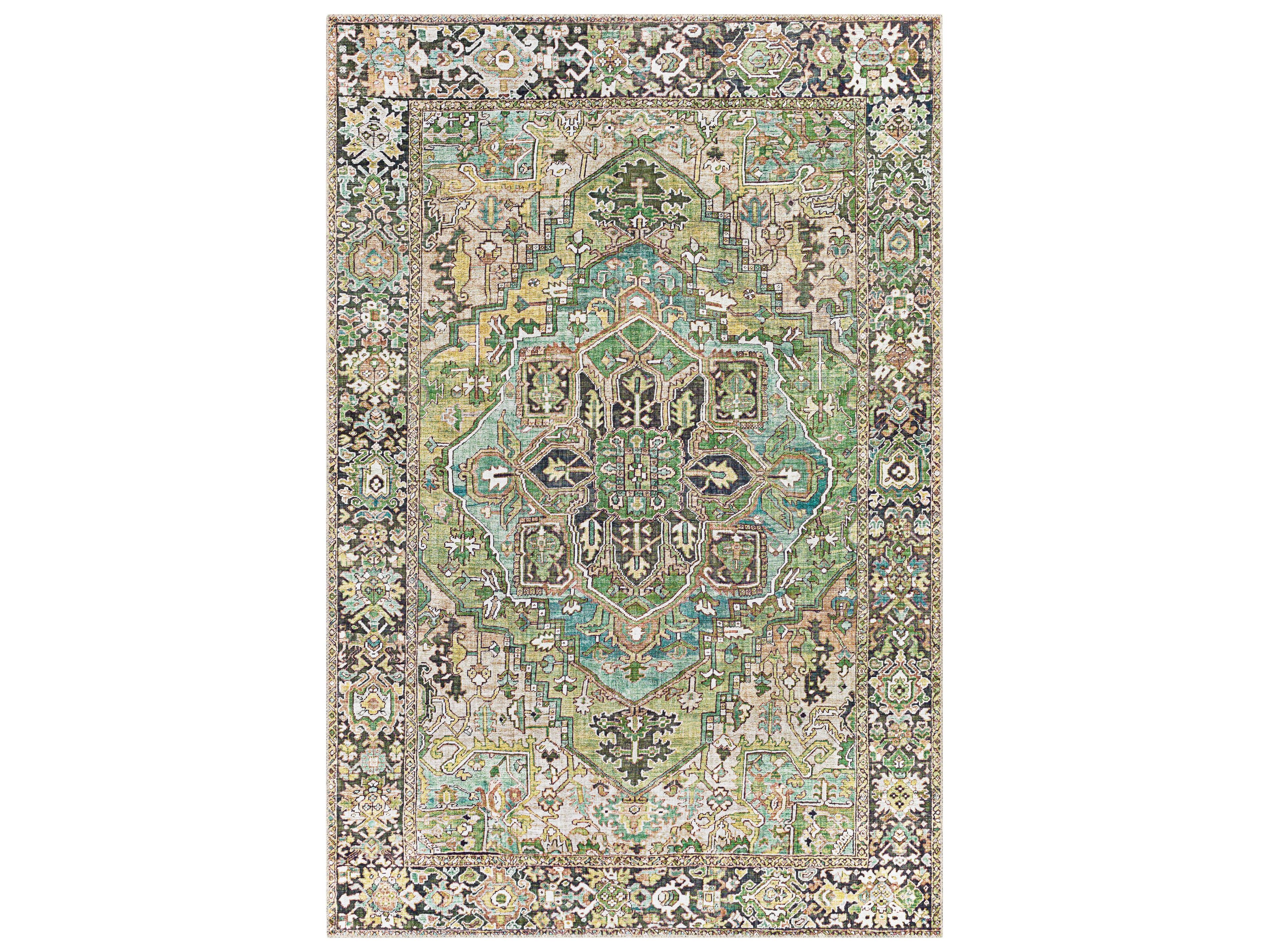 Livabliss by Surya Iris Bordered Runner Area Rug