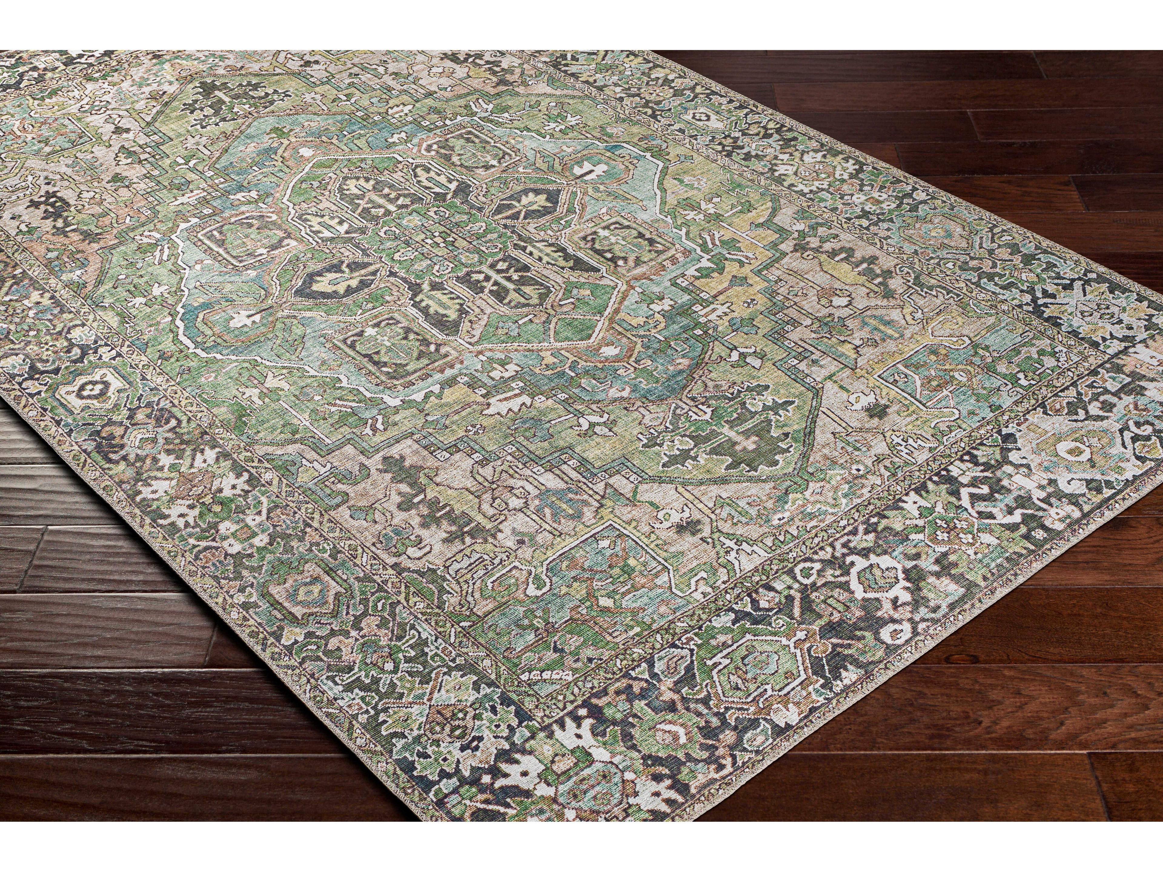 Livabliss by Surya Iris Bordered Runner Area Rug