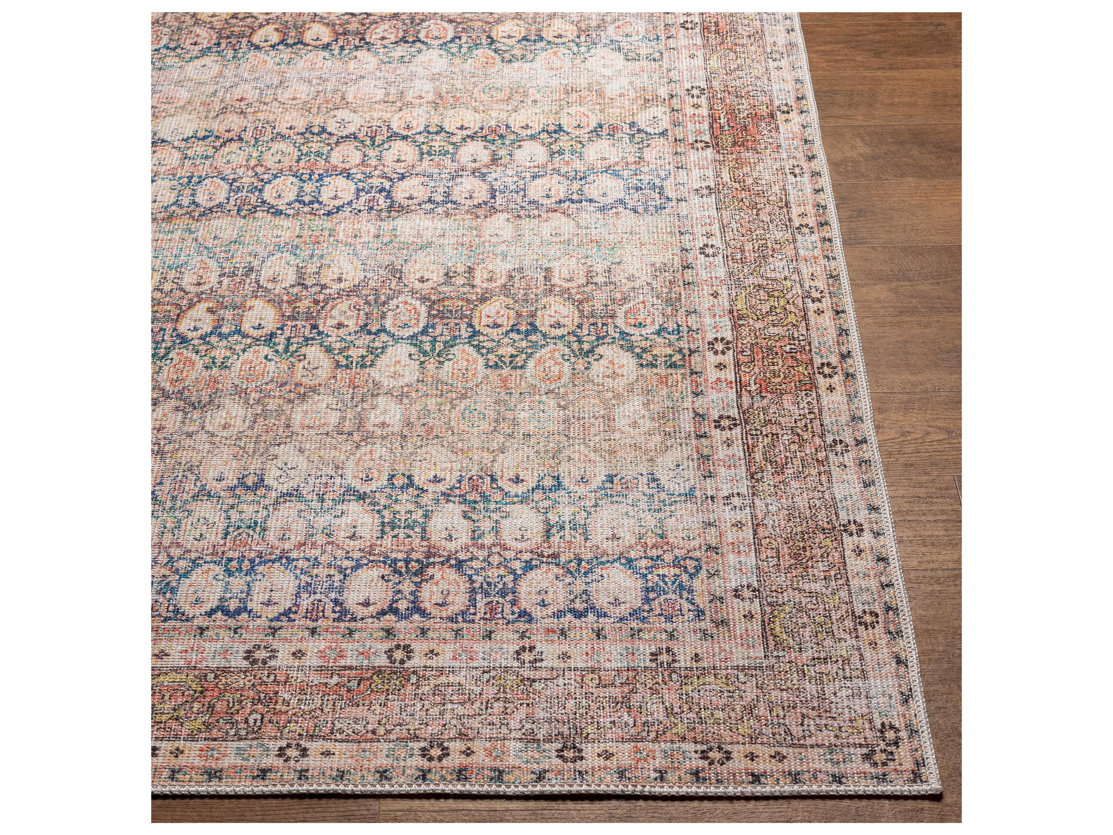 Livabliss by Surya Kemer Bordered Runner Area Rug