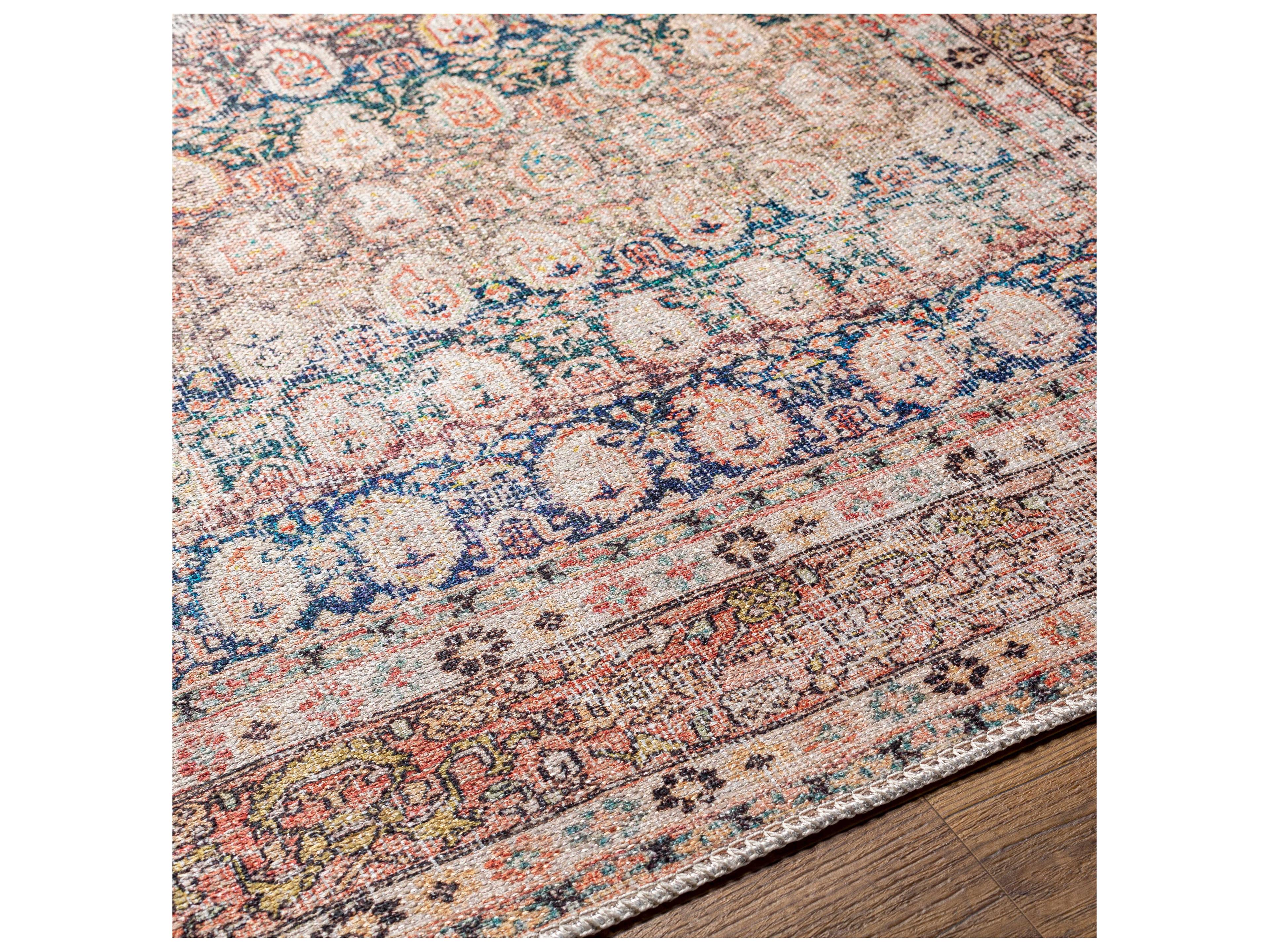 Livabliss by Surya Kemer Bordered Runner Area Rug
