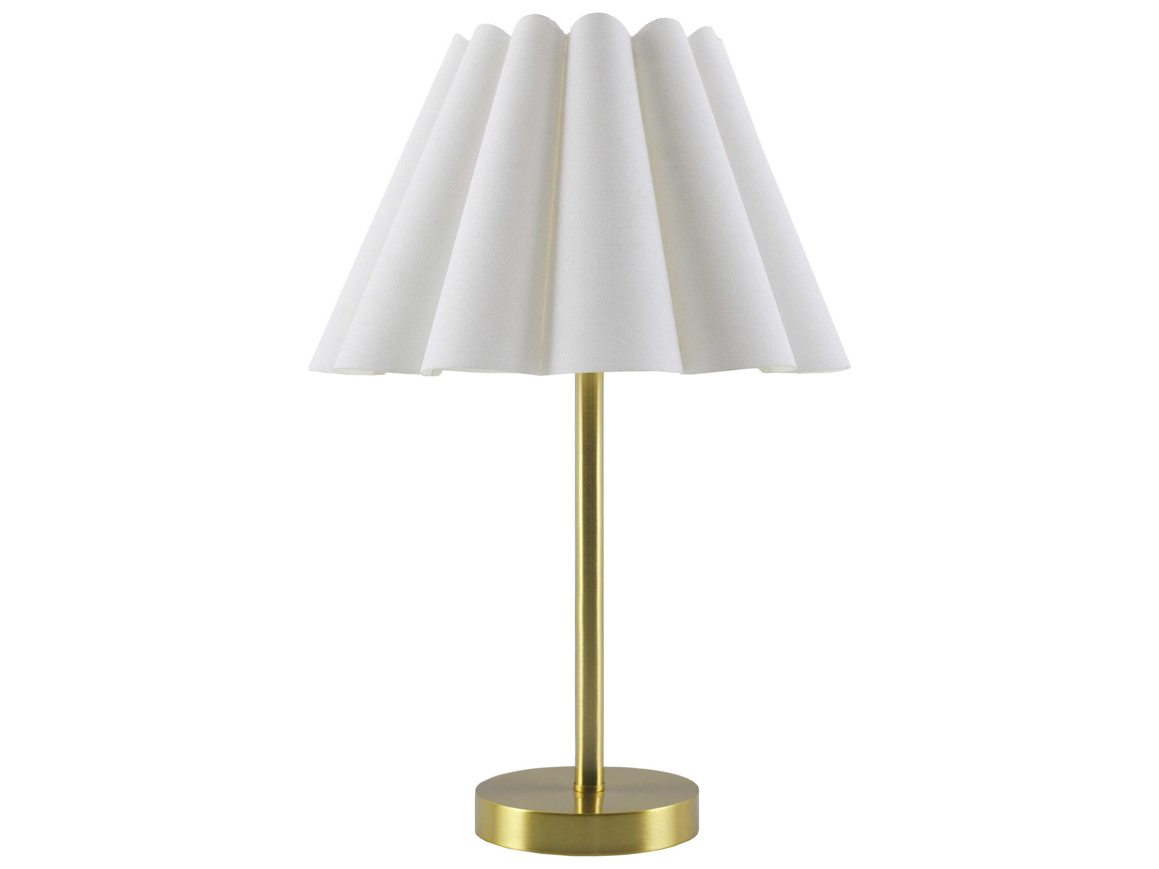 Livabliss by Surya Leynar Metallic Brass Table Lamp