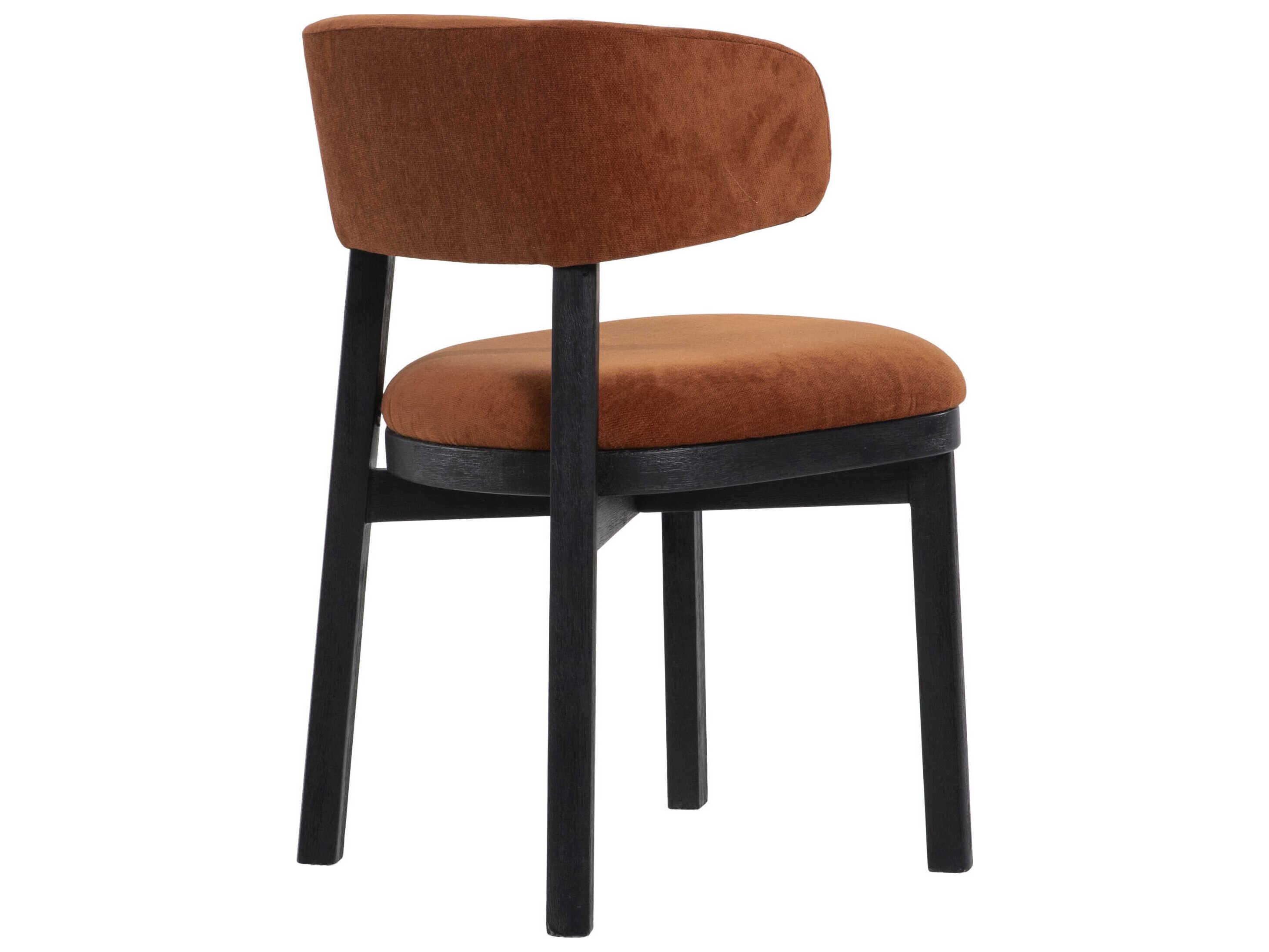 Livabliss by Surya Lindo Acacia Wood Brown Upholstered Armless Dining Chair (Set of 2)