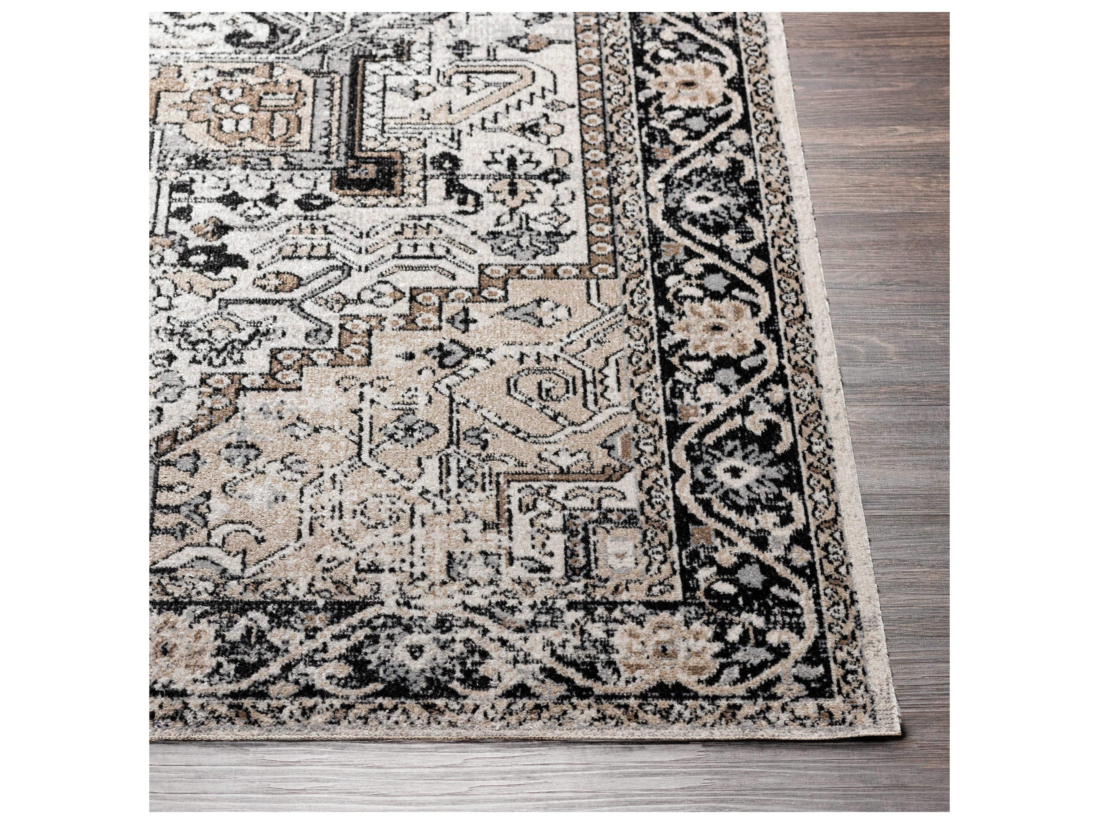 Livabliss by Surya Lavadora Bordered Runner Area Rug