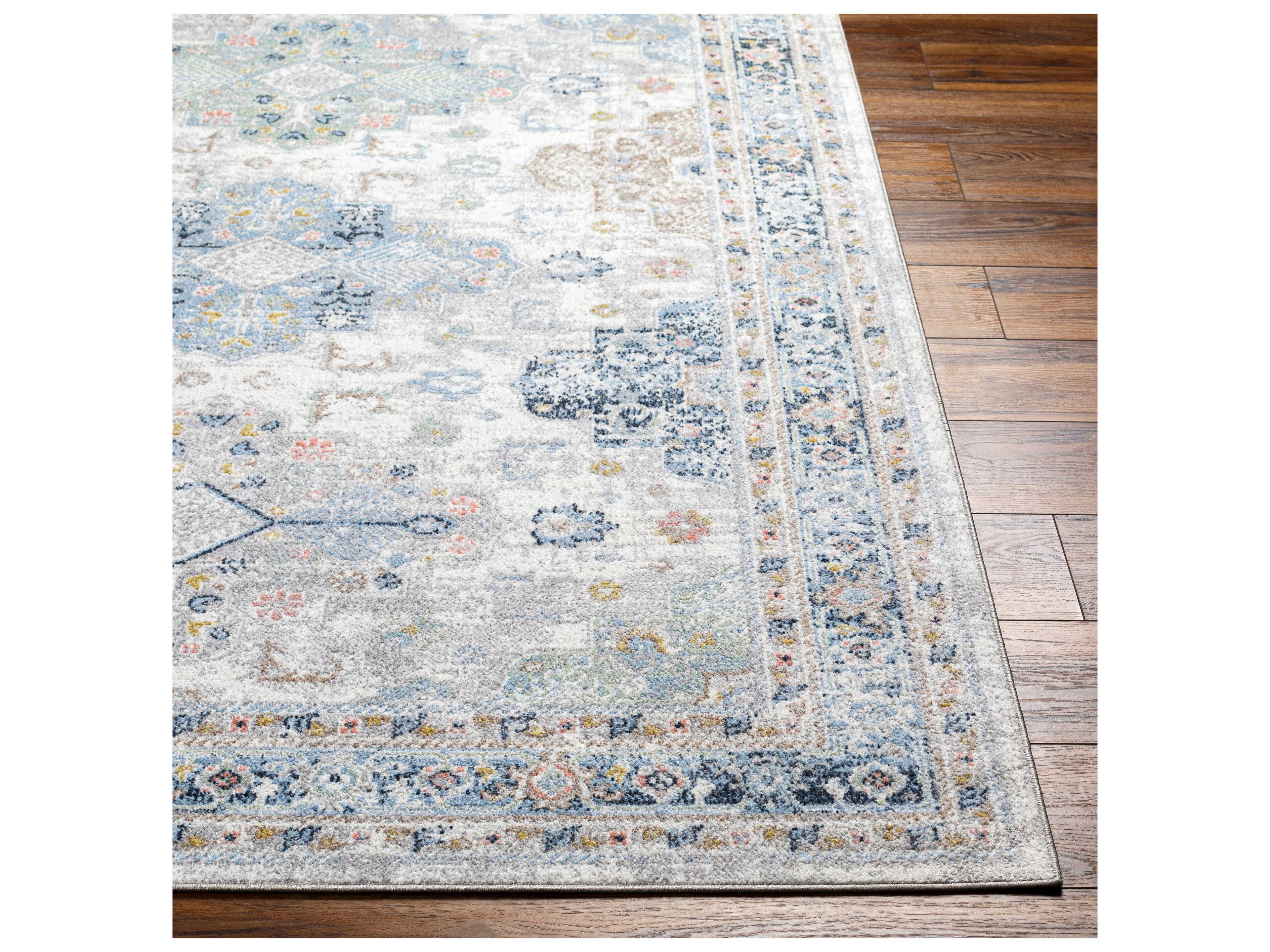 Livabliss by Surya Lavadora Bordered Runner Area Rug