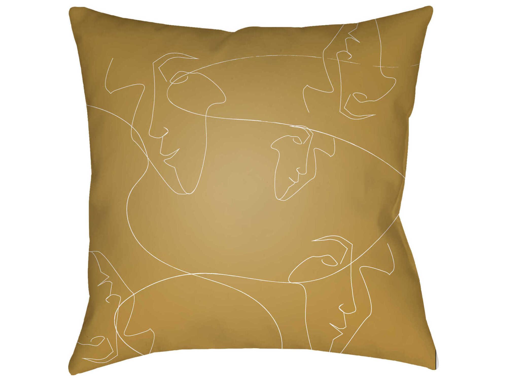 Livabliss by Surya Modern Faces Pillows