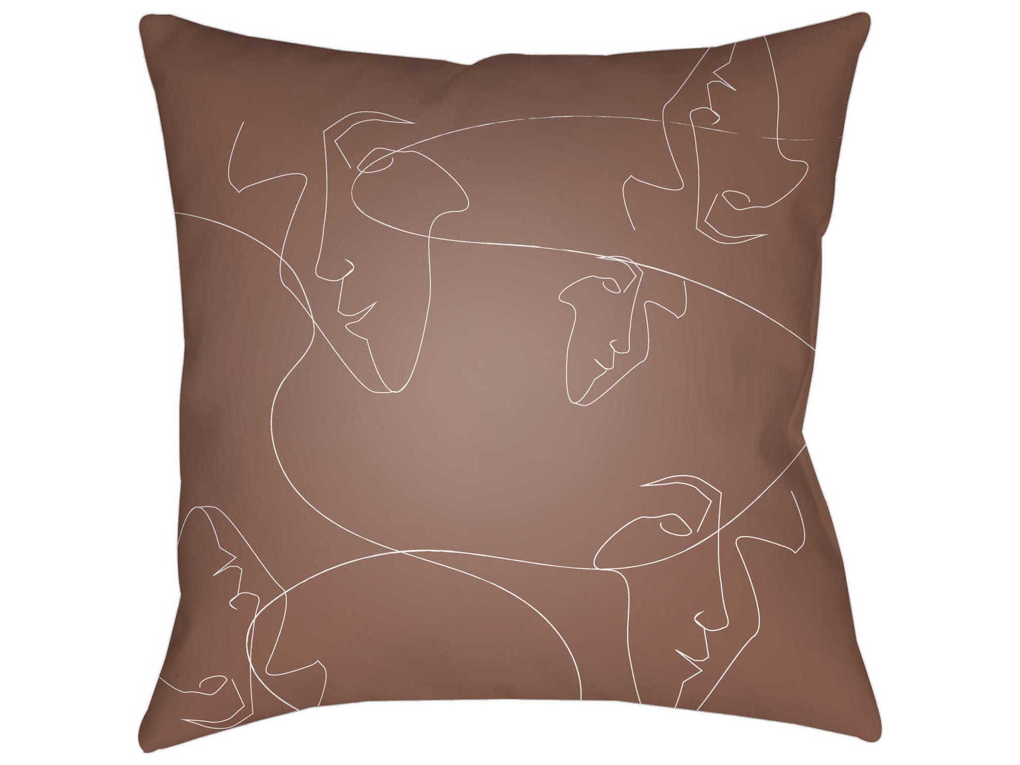 Livabliss by Surya Modern Faces Pillows