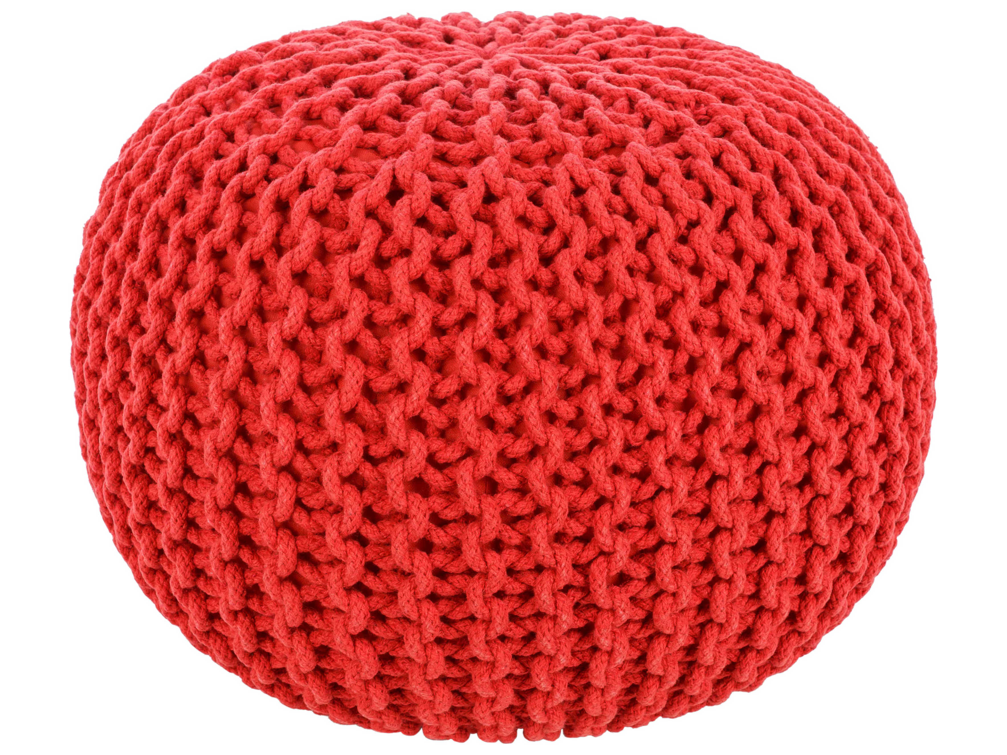 Livabliss by Surya Malmo Red Ottoman