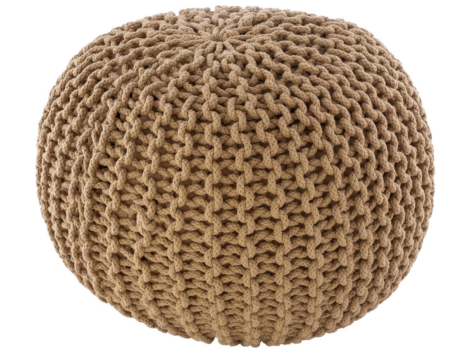 Livabliss by Surya Malmo Camel Brown Ottoman