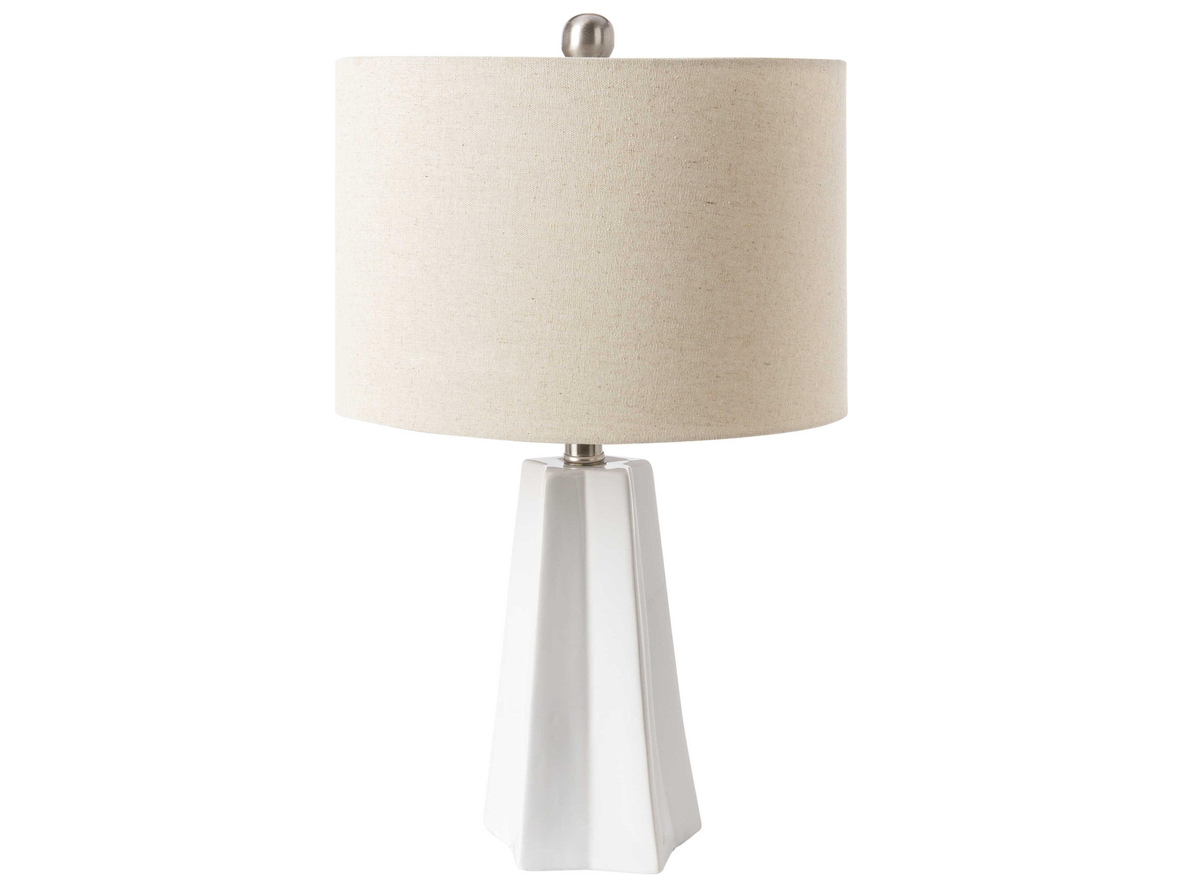 Livabliss by Surya Stellan White Table Lamp