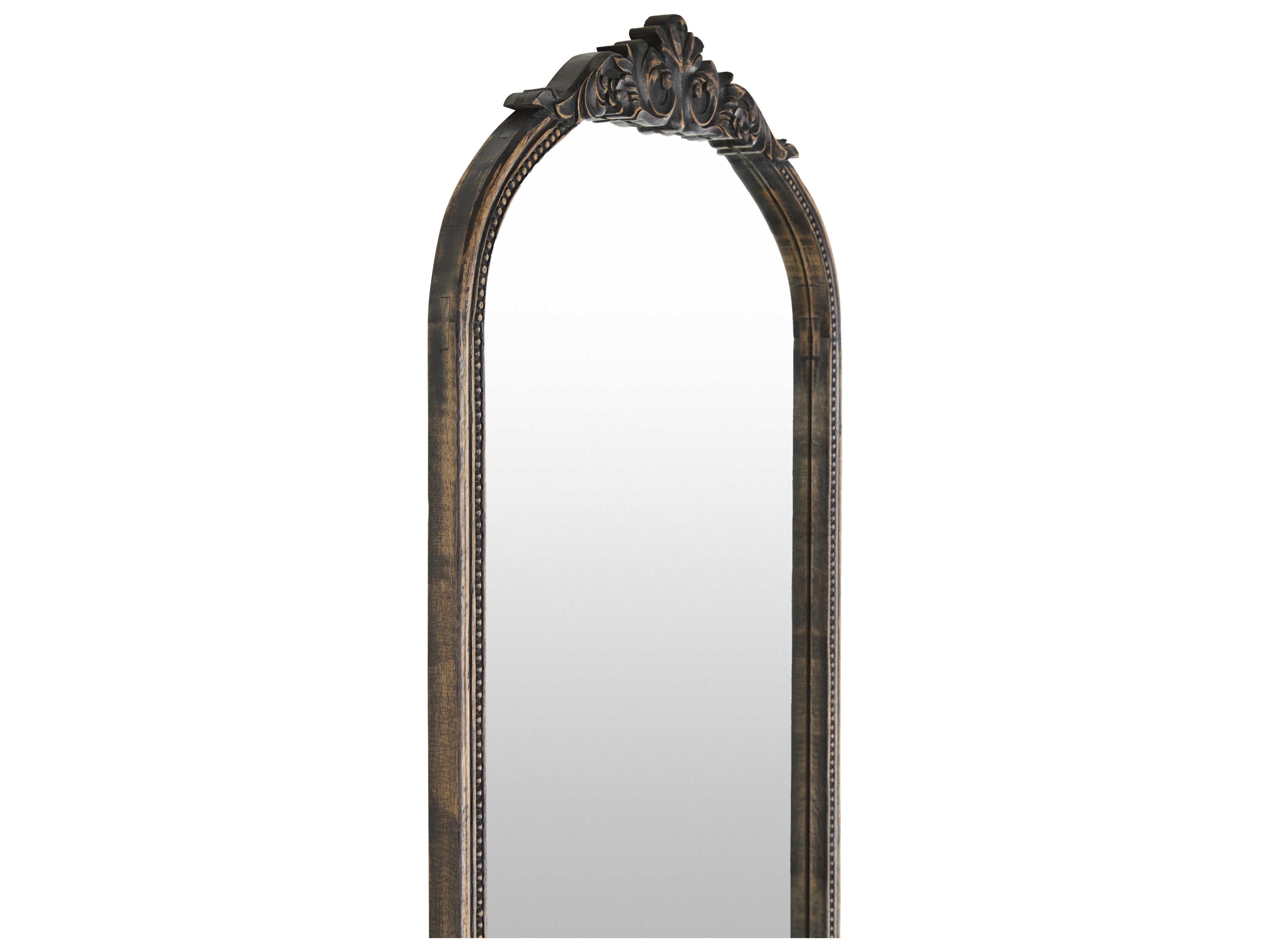Livabliss by Surya Noya Antiqued Brown Floor Mirror