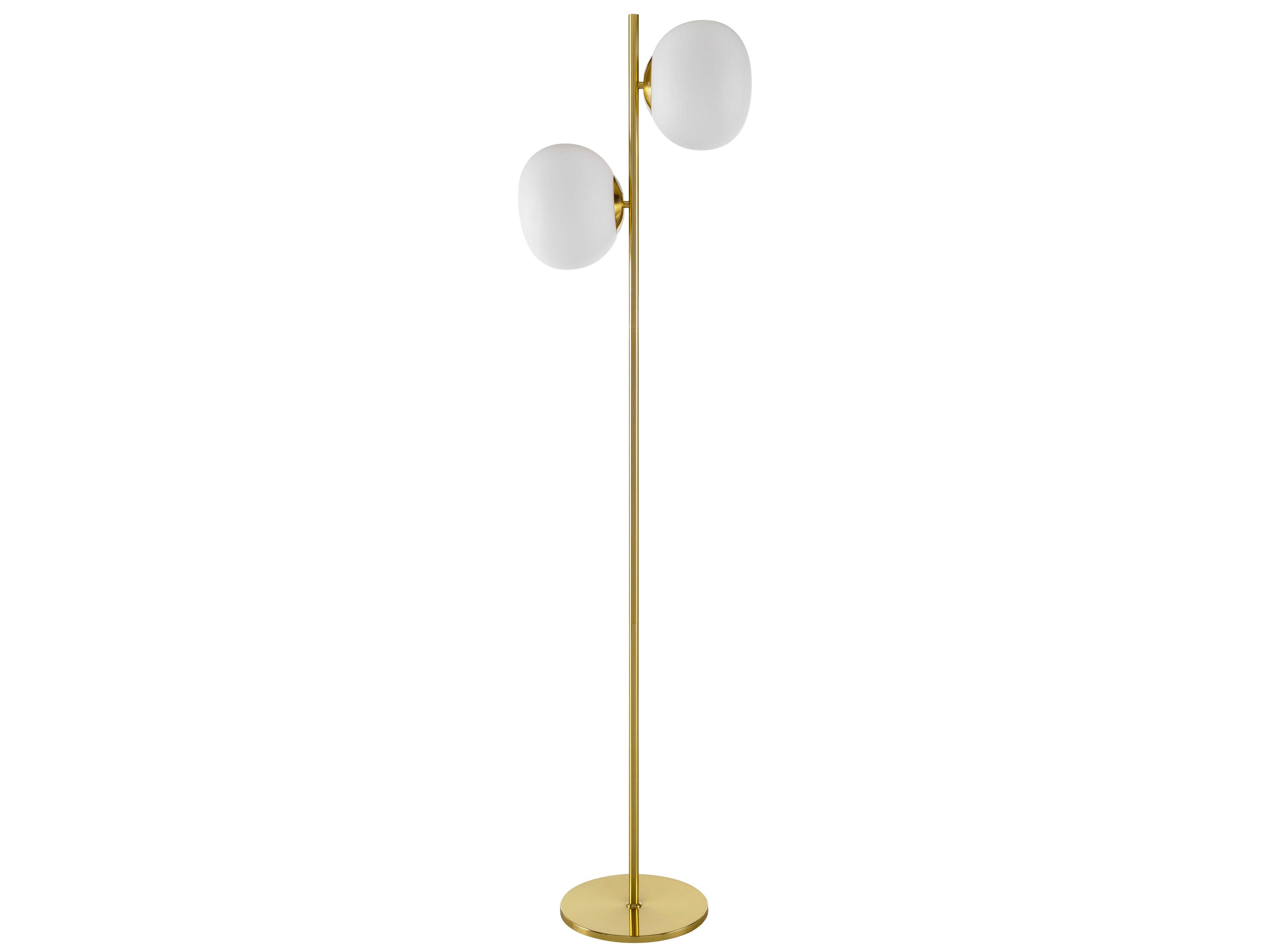 Livabliss by Surya Nissi Metallic Brass Floor Lamp