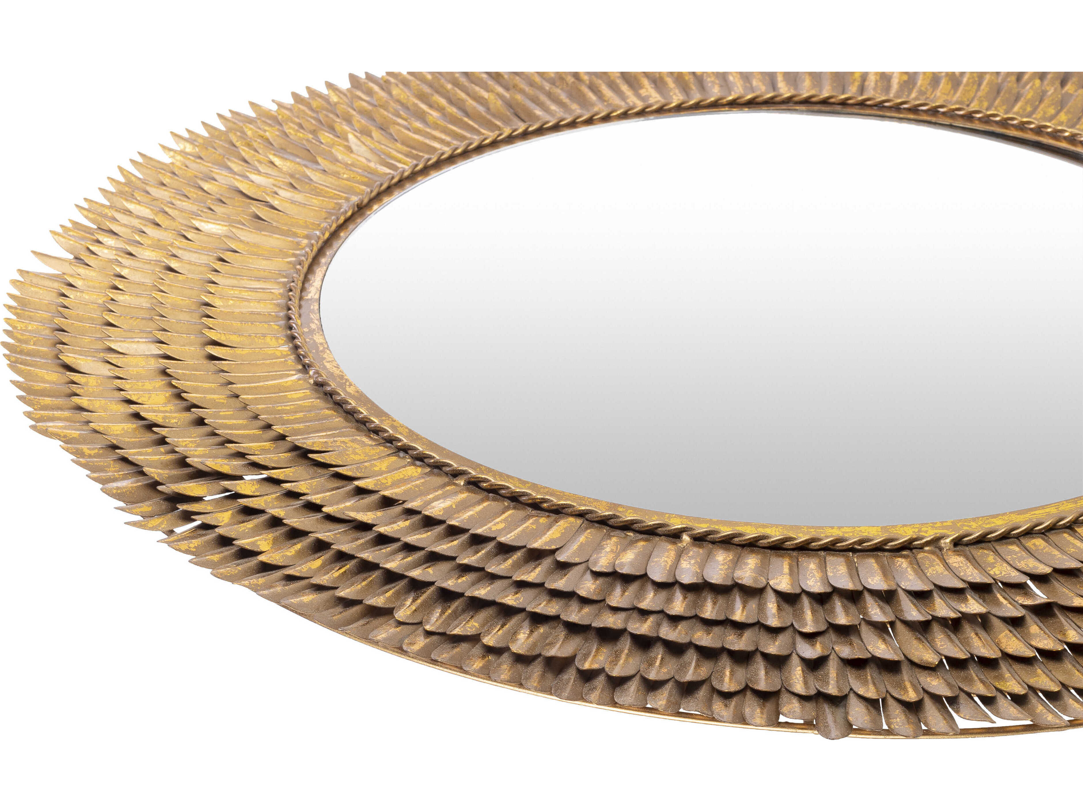Livabliss by Surya Anubis Gold Wall Mirror Sunburst