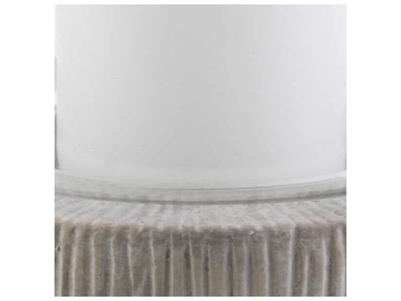 Livabliss by Surya Odette White Candle Holder