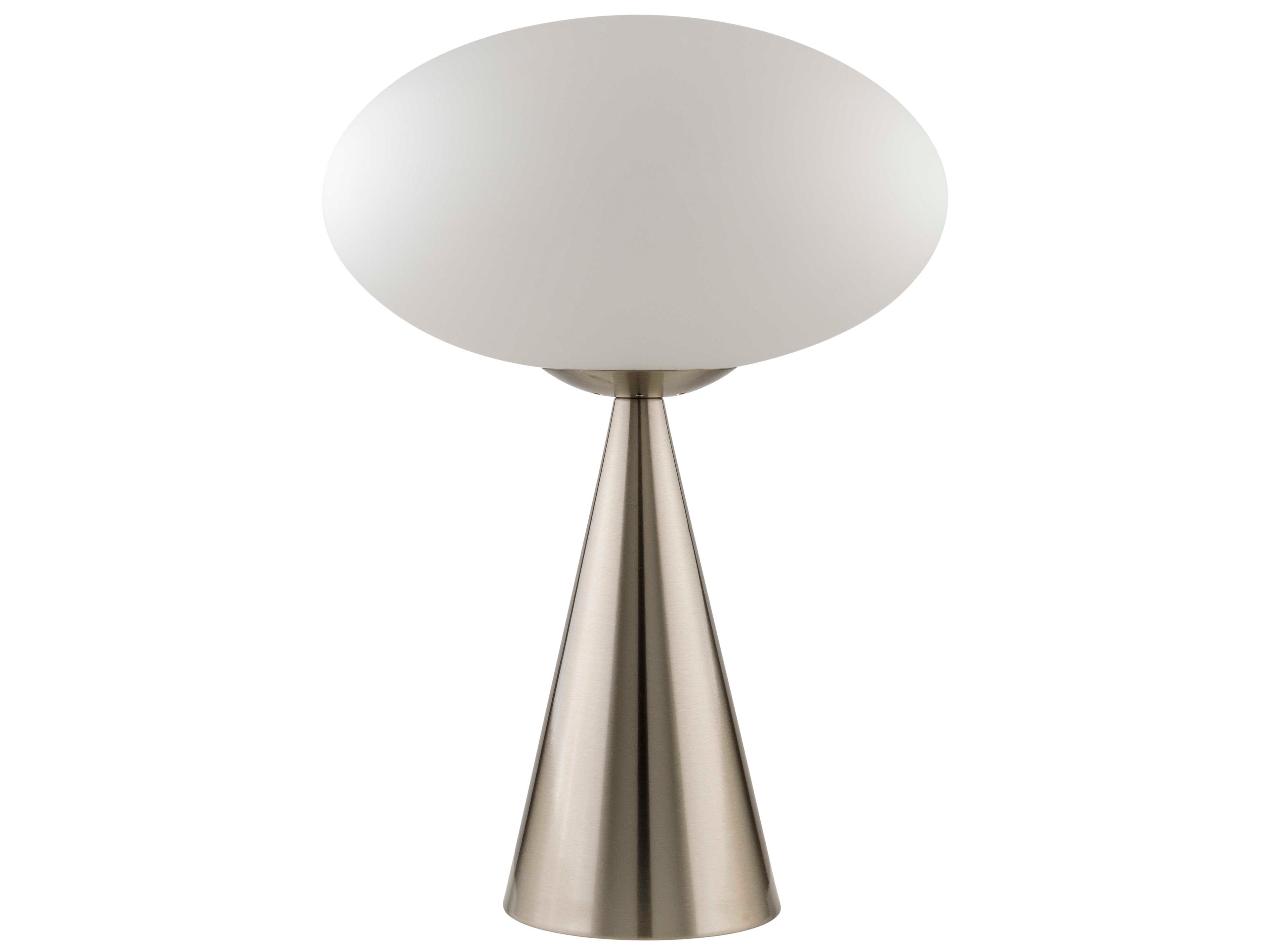 Livabliss by Surya Orbique Metallic Nickel Table Lamp