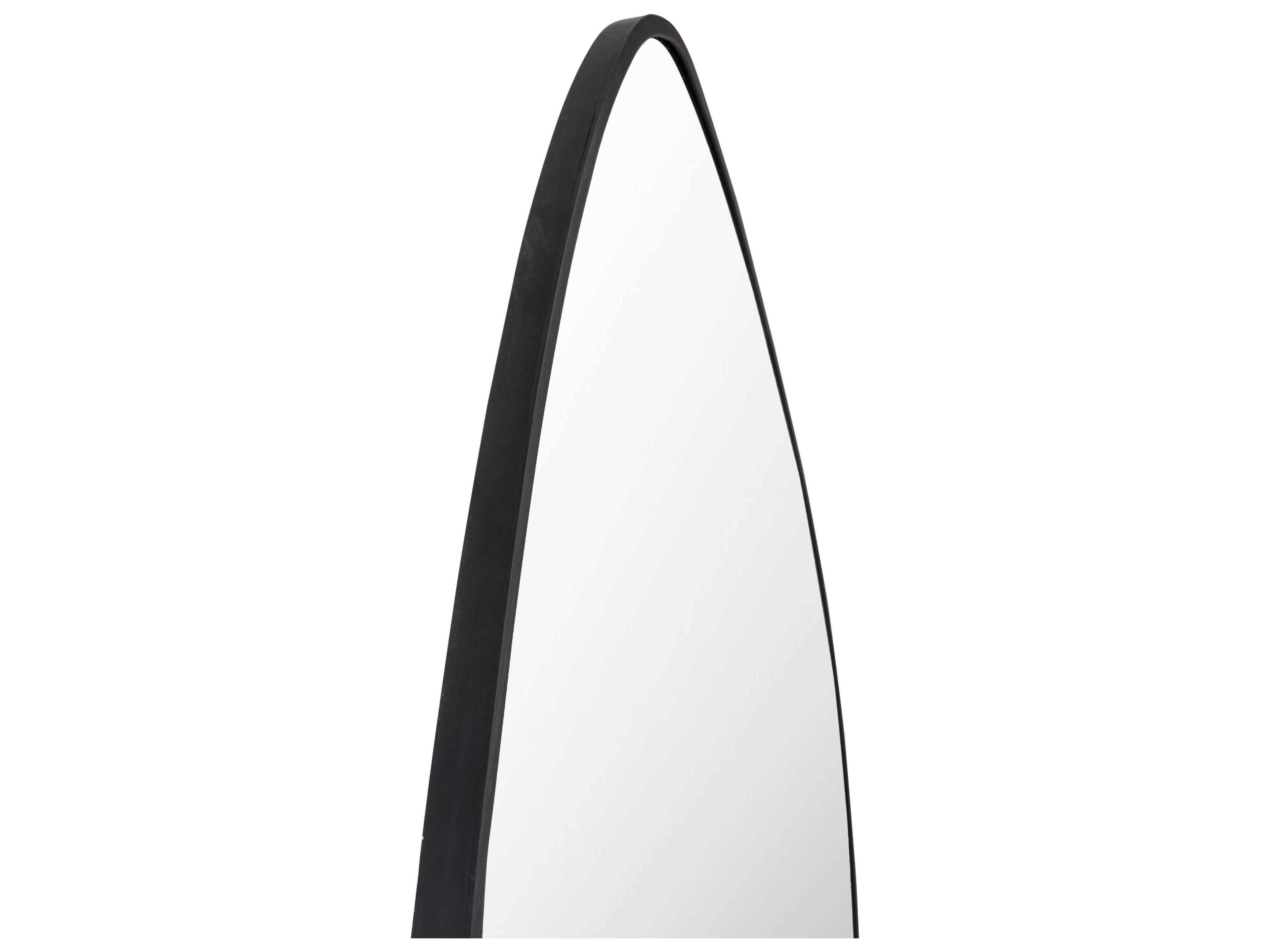 Livabliss by Surya Pebble Black Wall Mirror