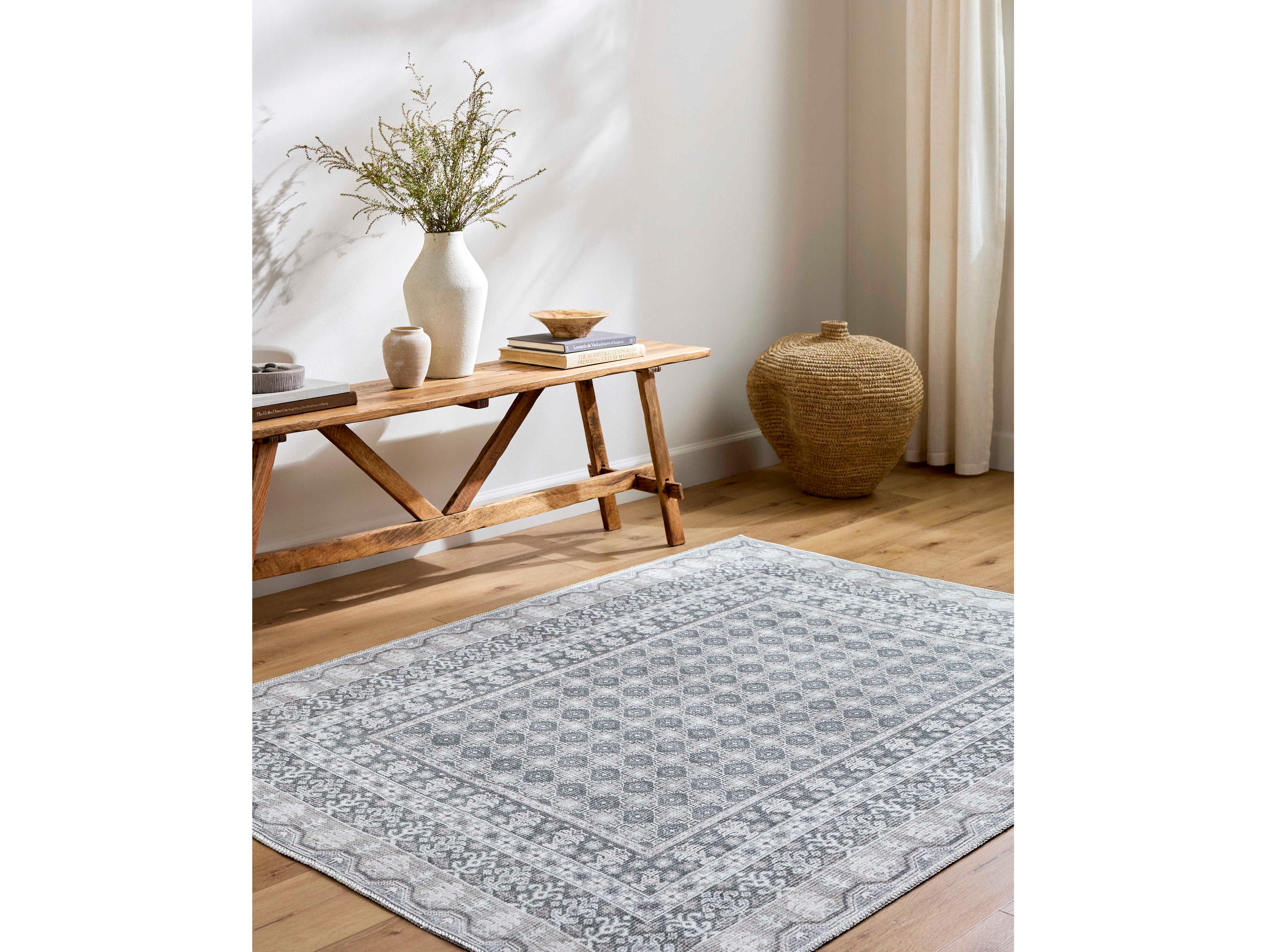 Livabliss by Surya Our Pnw Home Bordered Area Rug