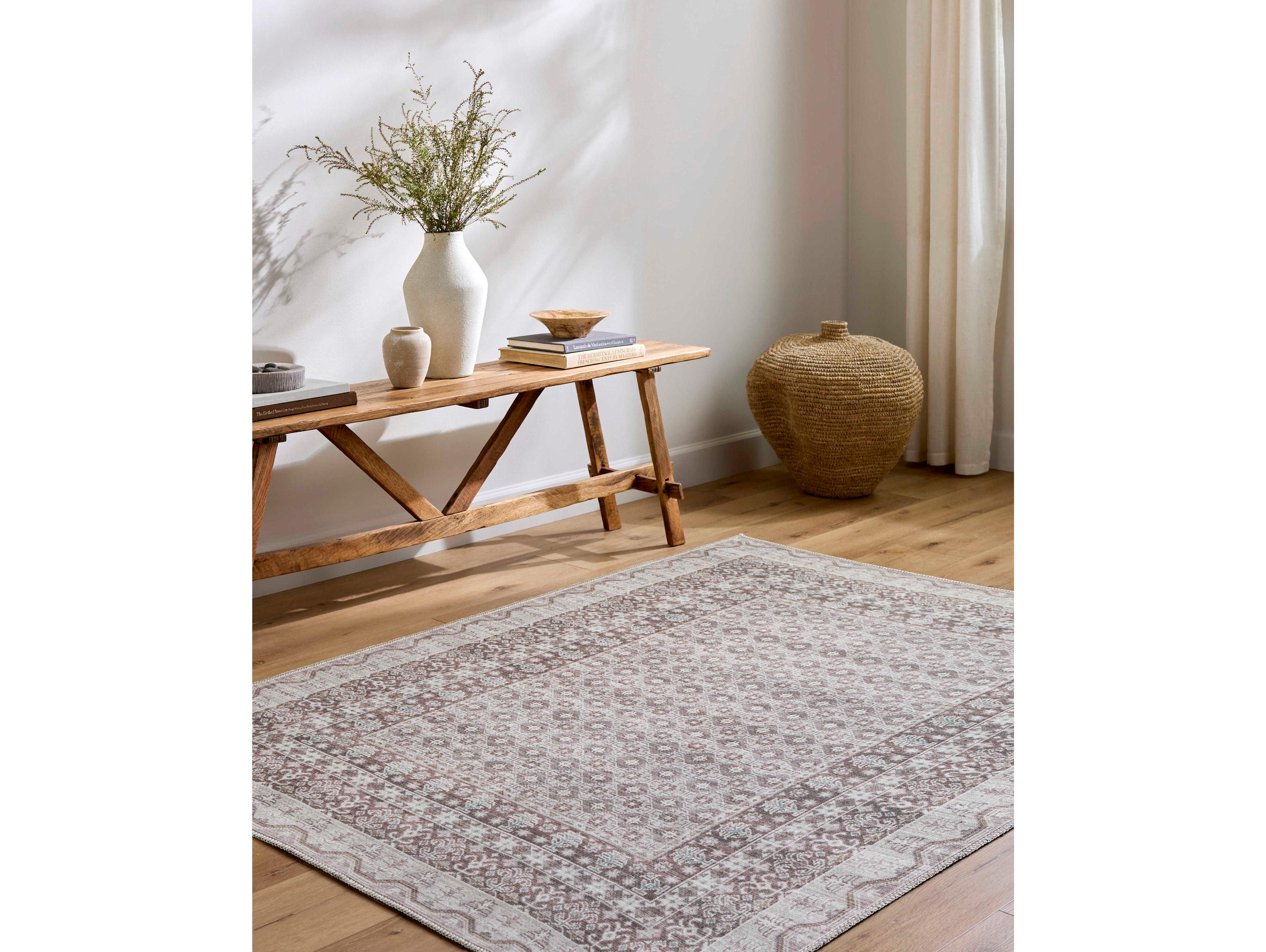 Livabliss by Surya Our Pnw Home Bordered Area Rug