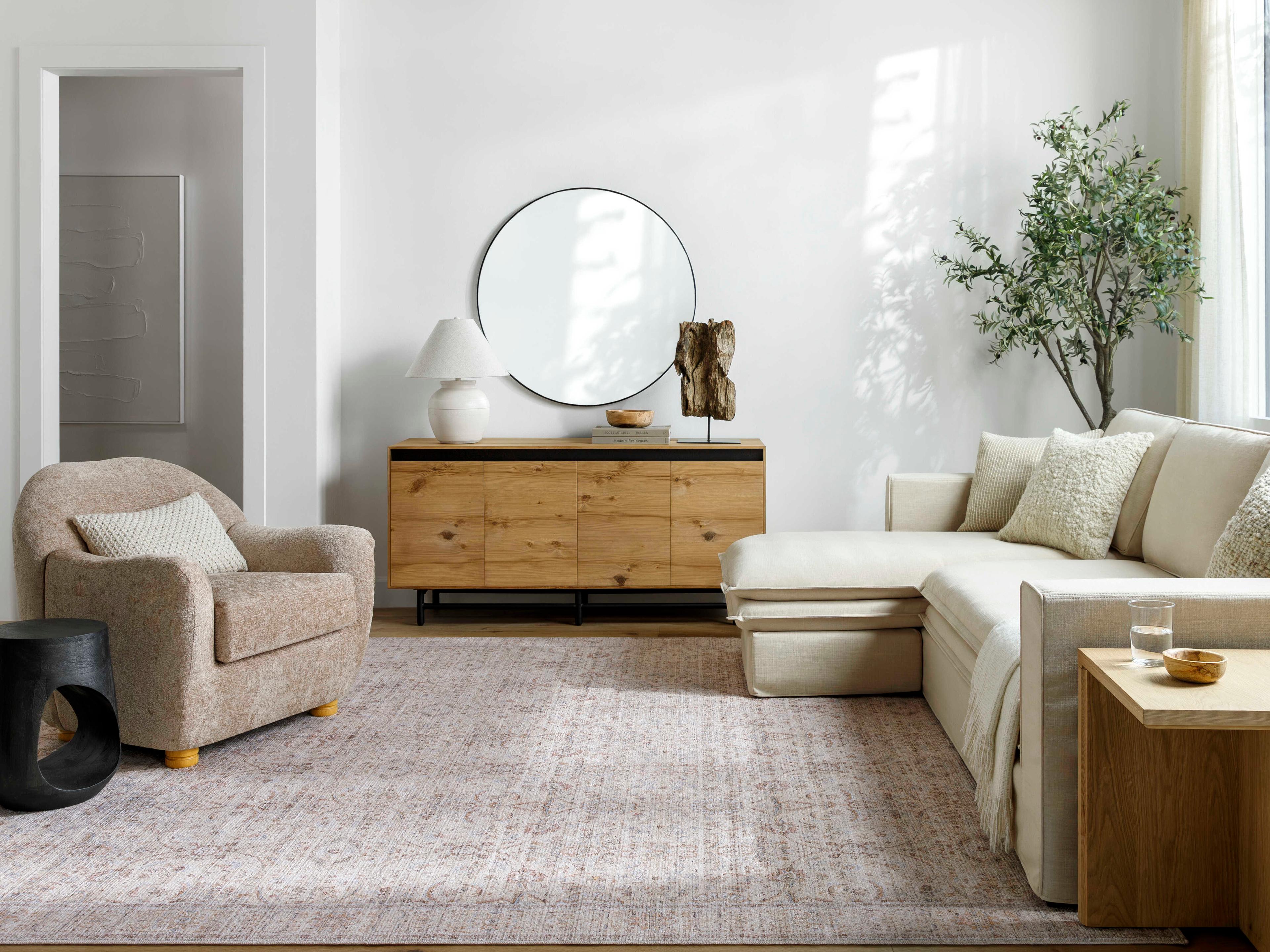 Livabliss by Surya Our Pnw Home Bordered Area Rug