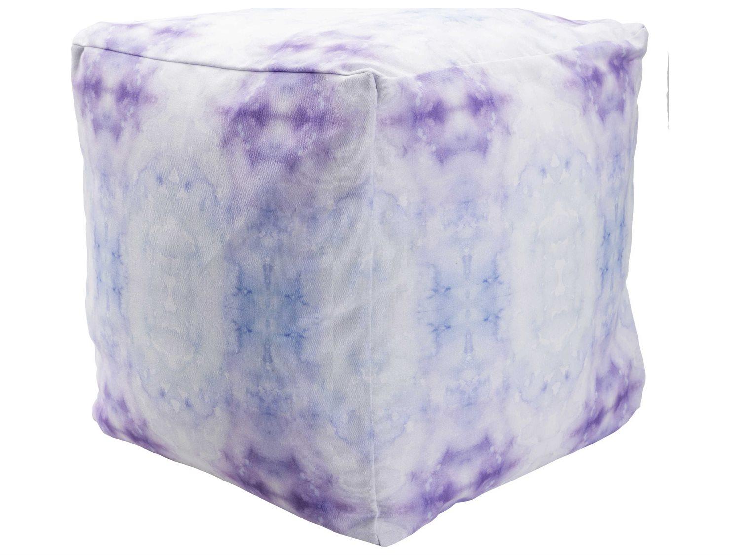 Livabliss by Surya Surya Poufs Purple Upholstered Ottoman