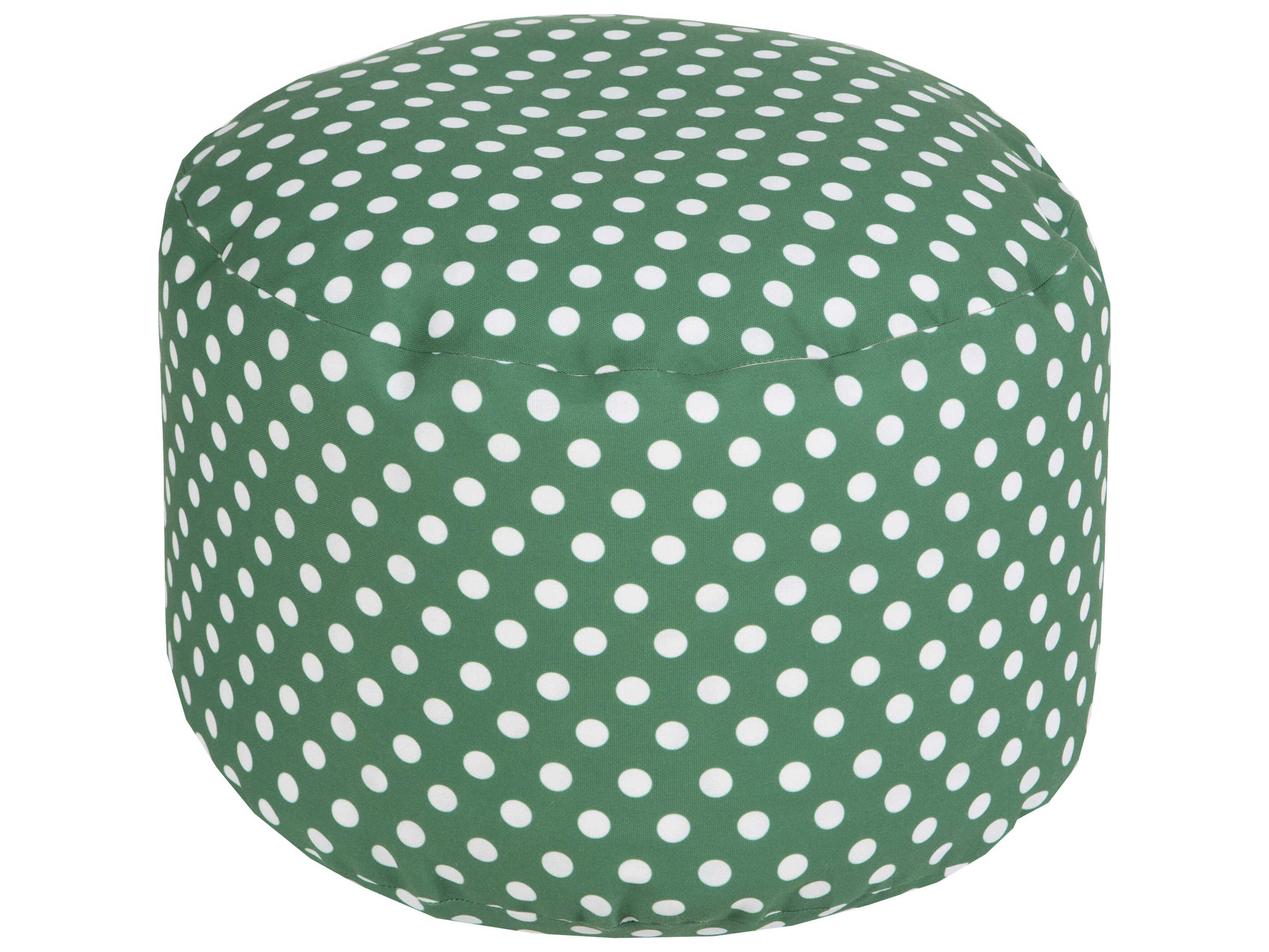Livabliss by Surya Rain Emerald Green Upholstered Pouf