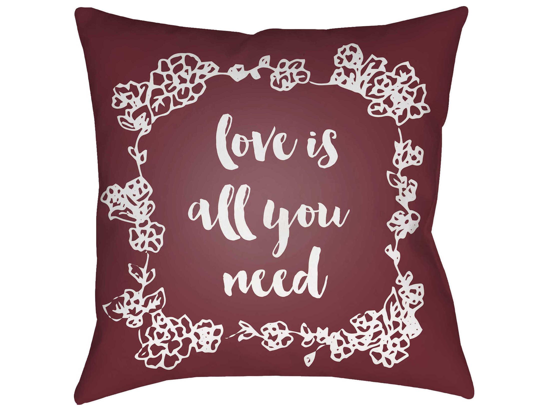 Livabliss by Surya Love All You Need Pillows