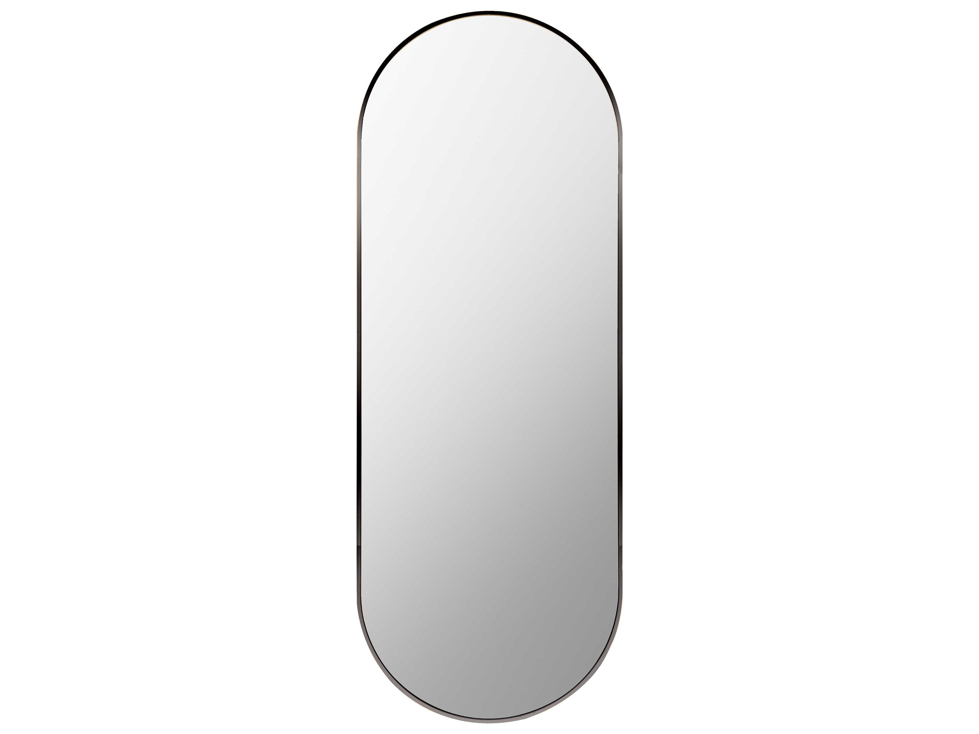 Livabliss by Surya Aranya Black Wall Mirror Oval