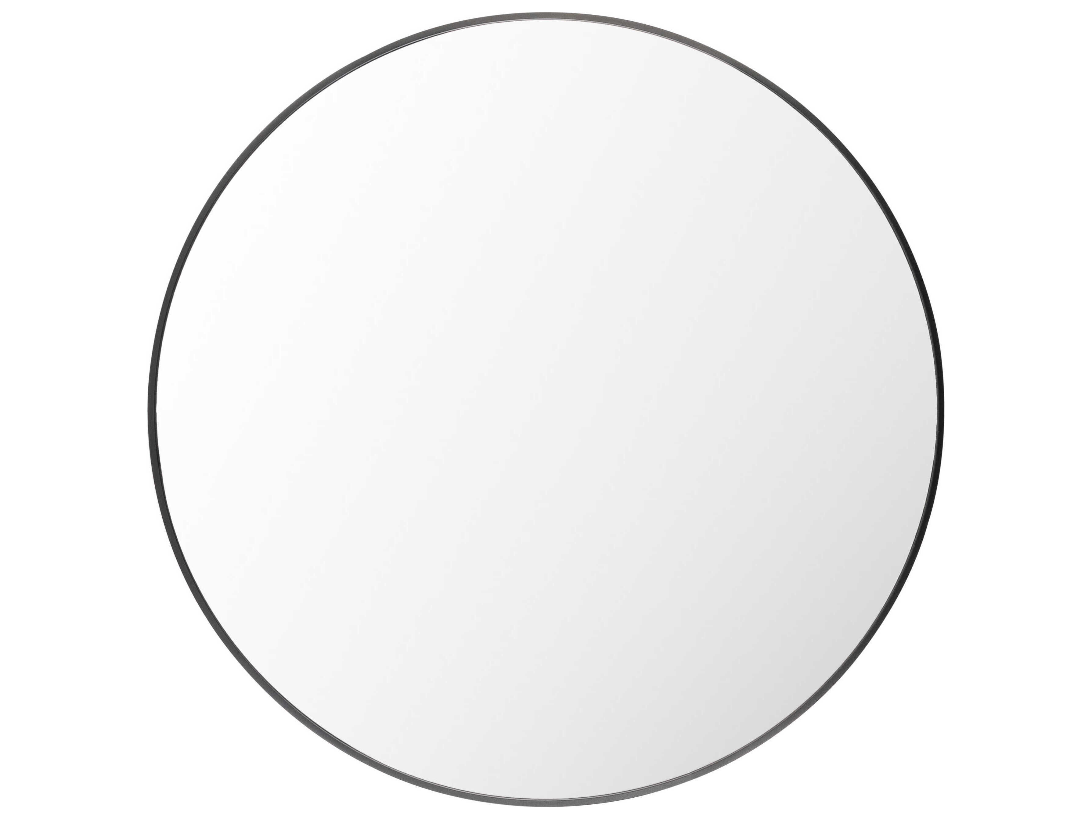 Livabliss by Surya Aranya Black Wall Mirror Round