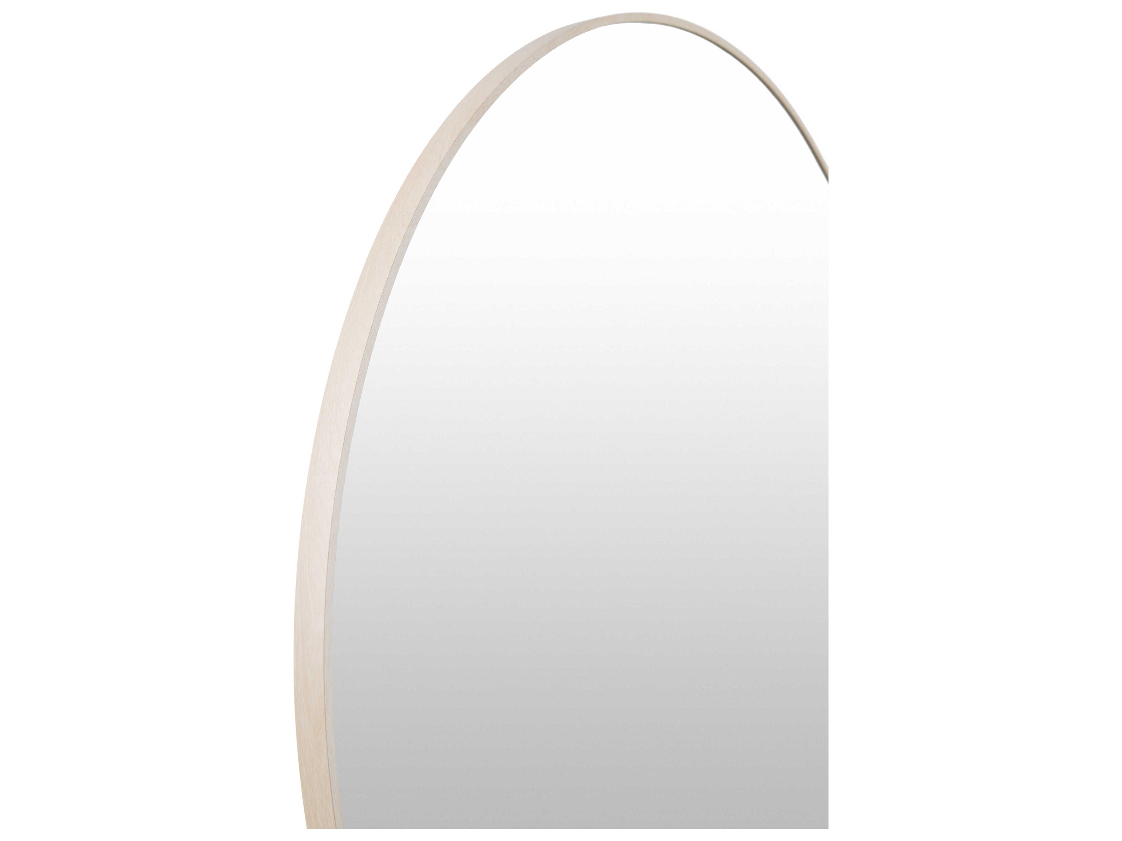 Livabliss by Surya Aranya Natural Brown Round Wall Mirror