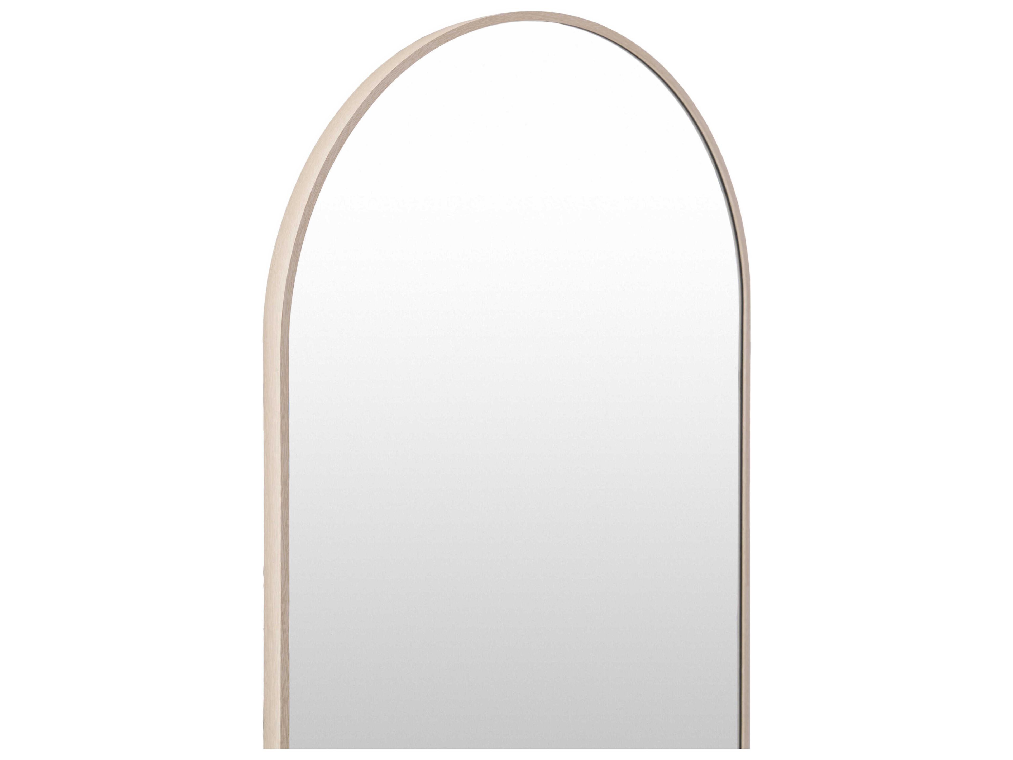 Livabliss by Surya Aranya Natural Brown Oval Wall Mirror