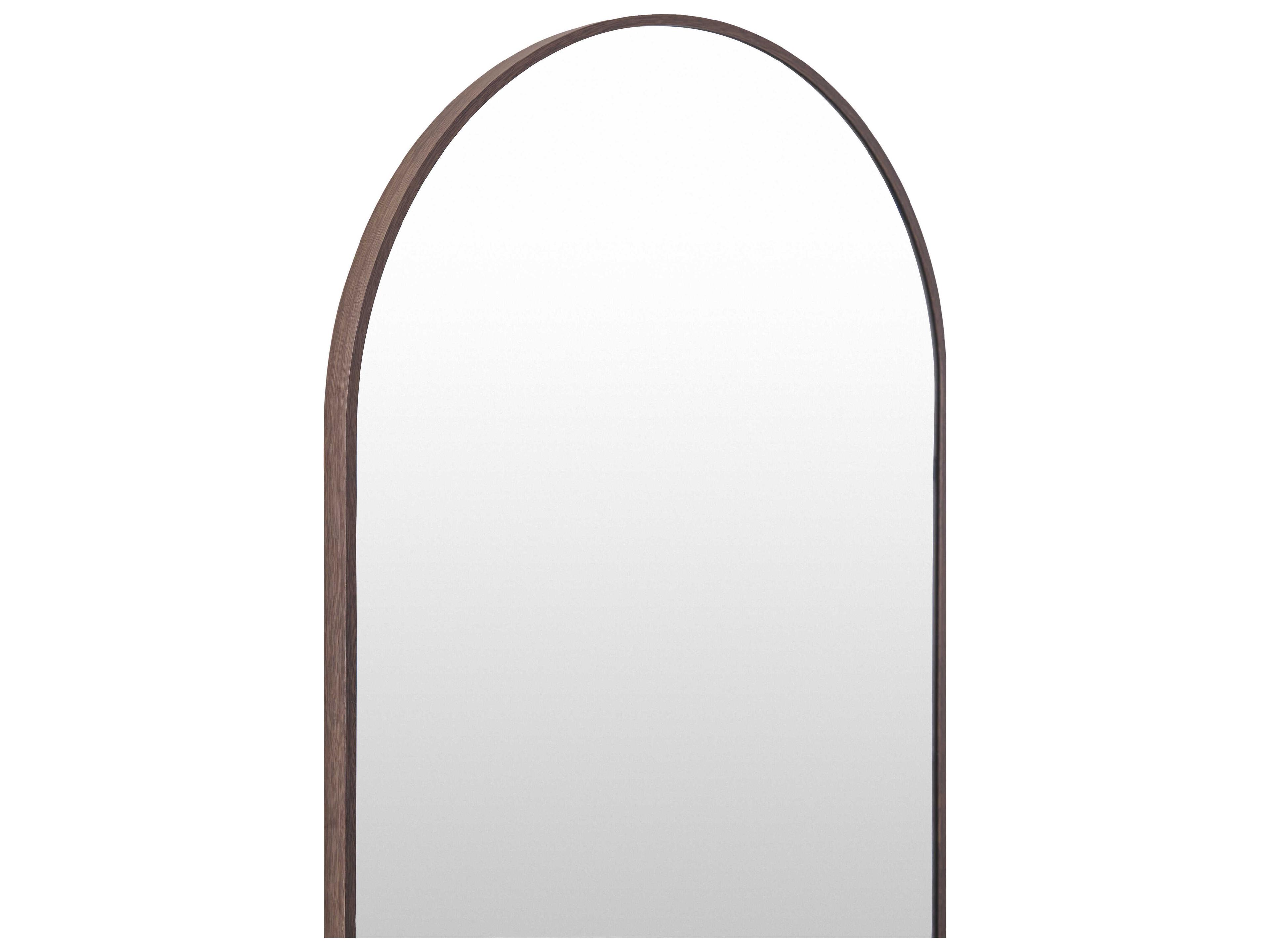 Livabliss by Surya Aranya Natural Dark Brown Oval Wall Mirror