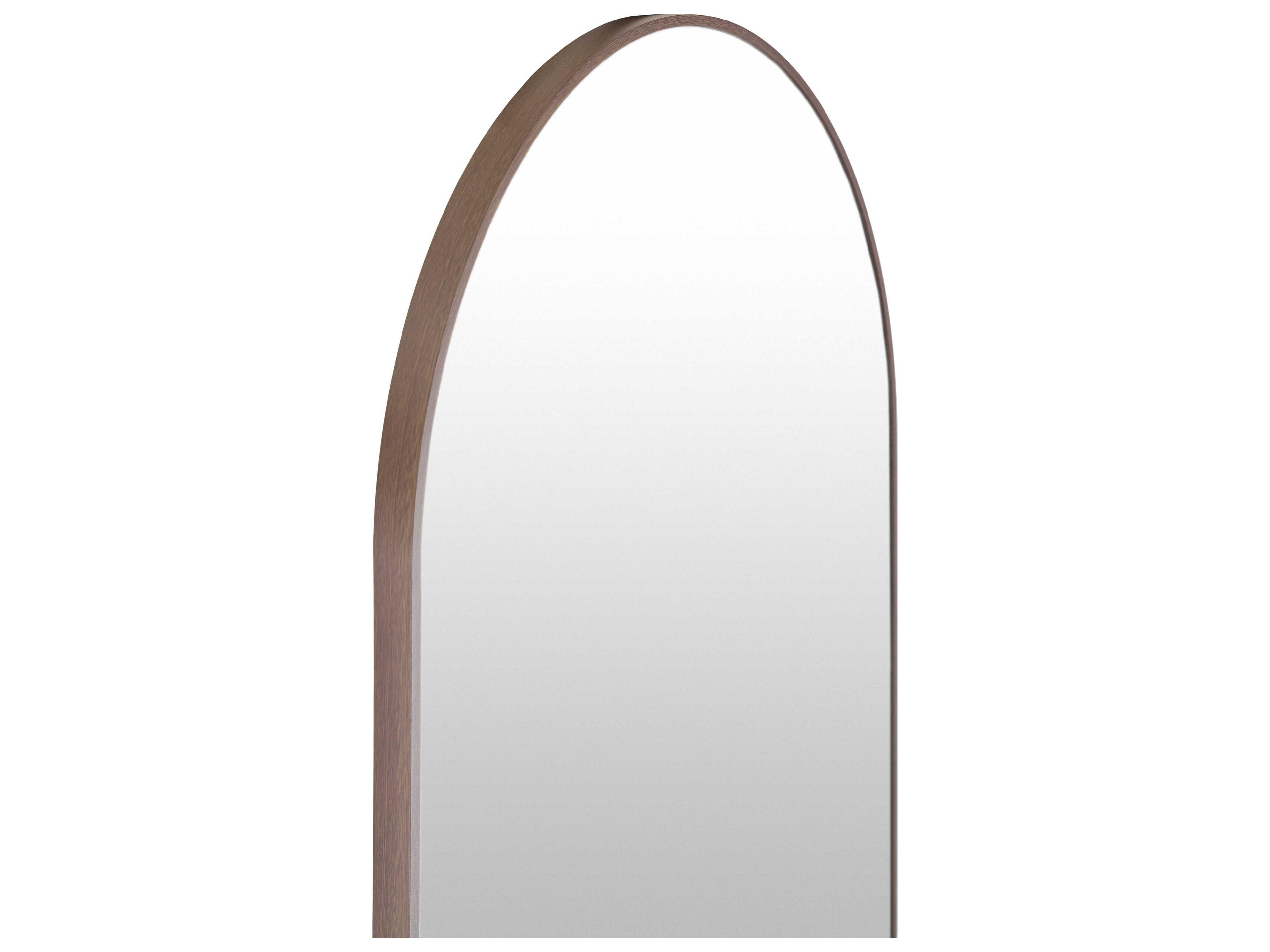 Livabliss by Surya Aranya Natural Dark Brown Oval Floor Mirror