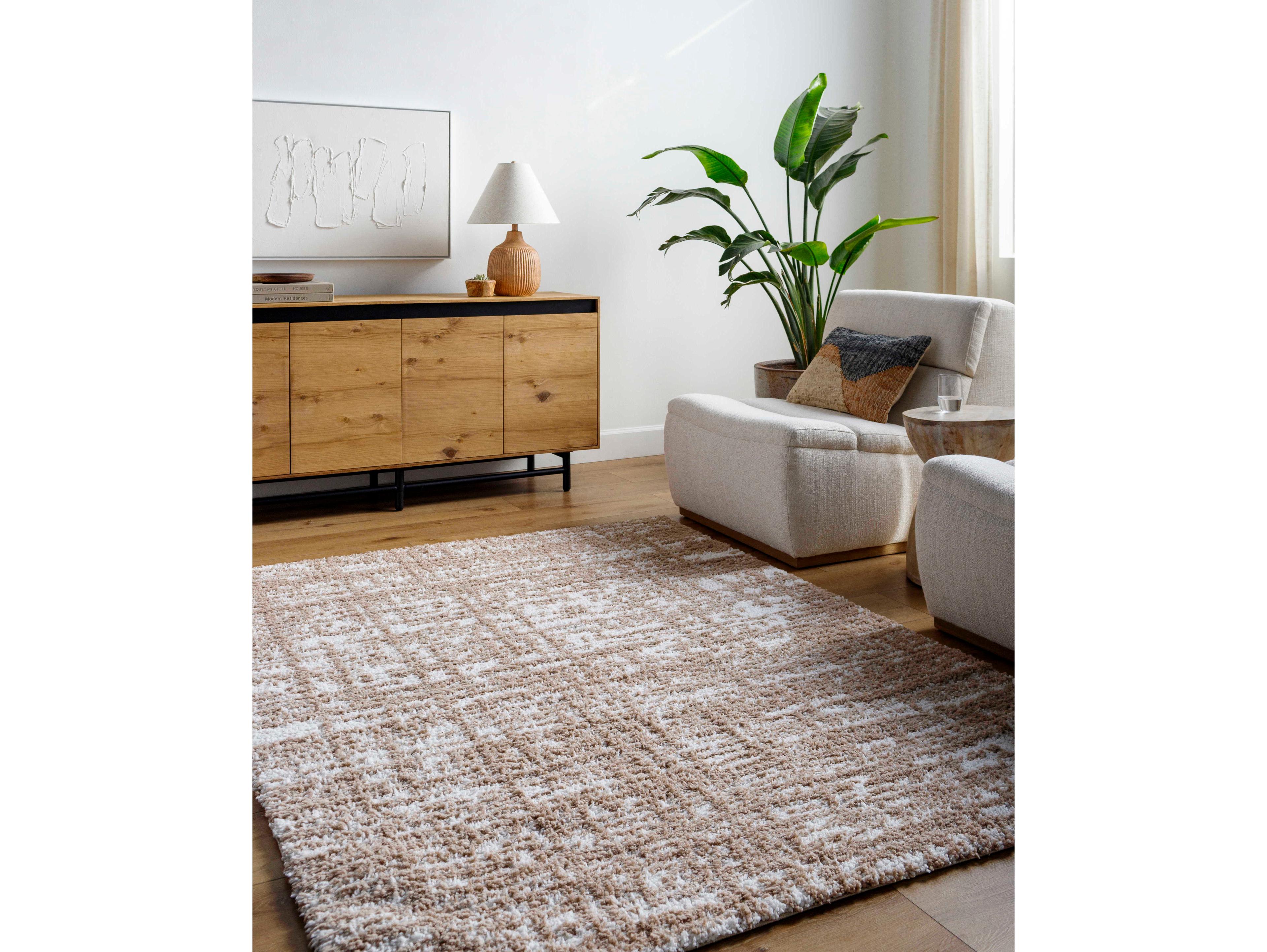 Livabliss by Surya Sacramento Shag Abstract Area Rug