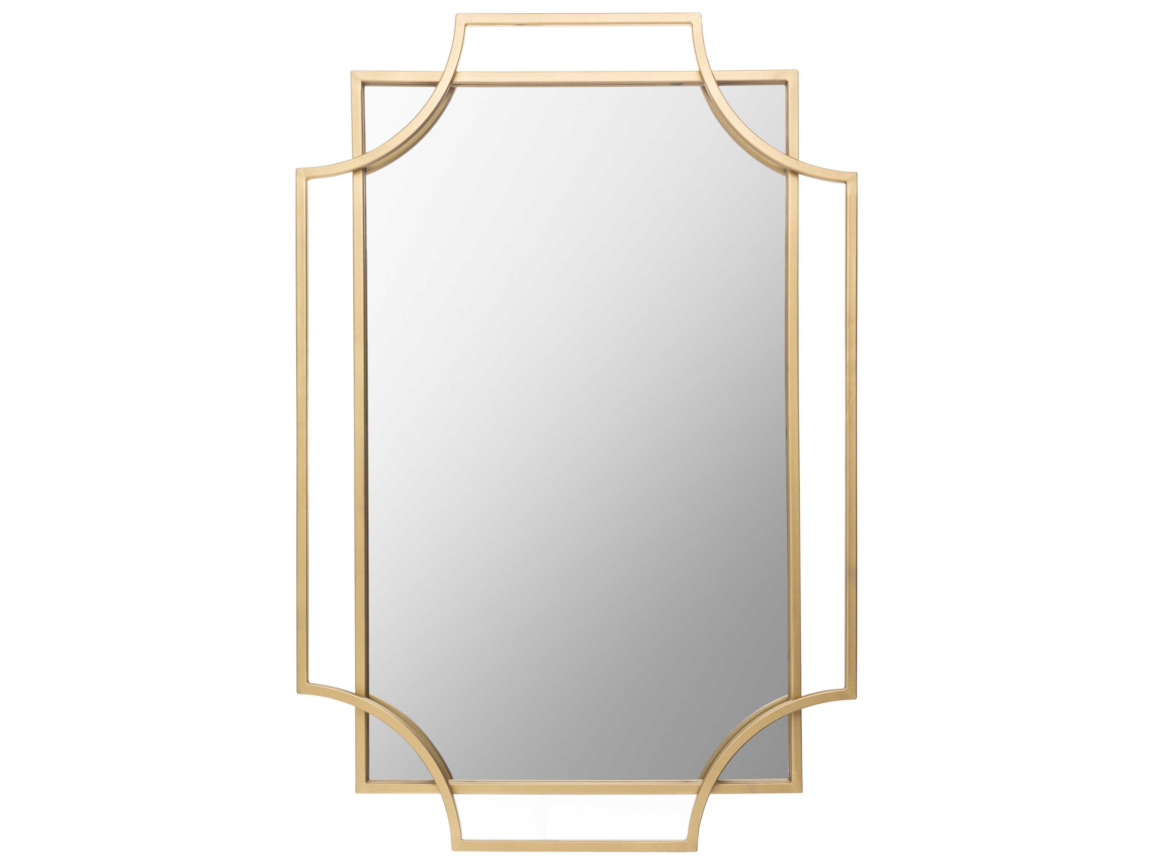 Livabliss by Surya Kassandra Gold Wall Mirror Rectangular
