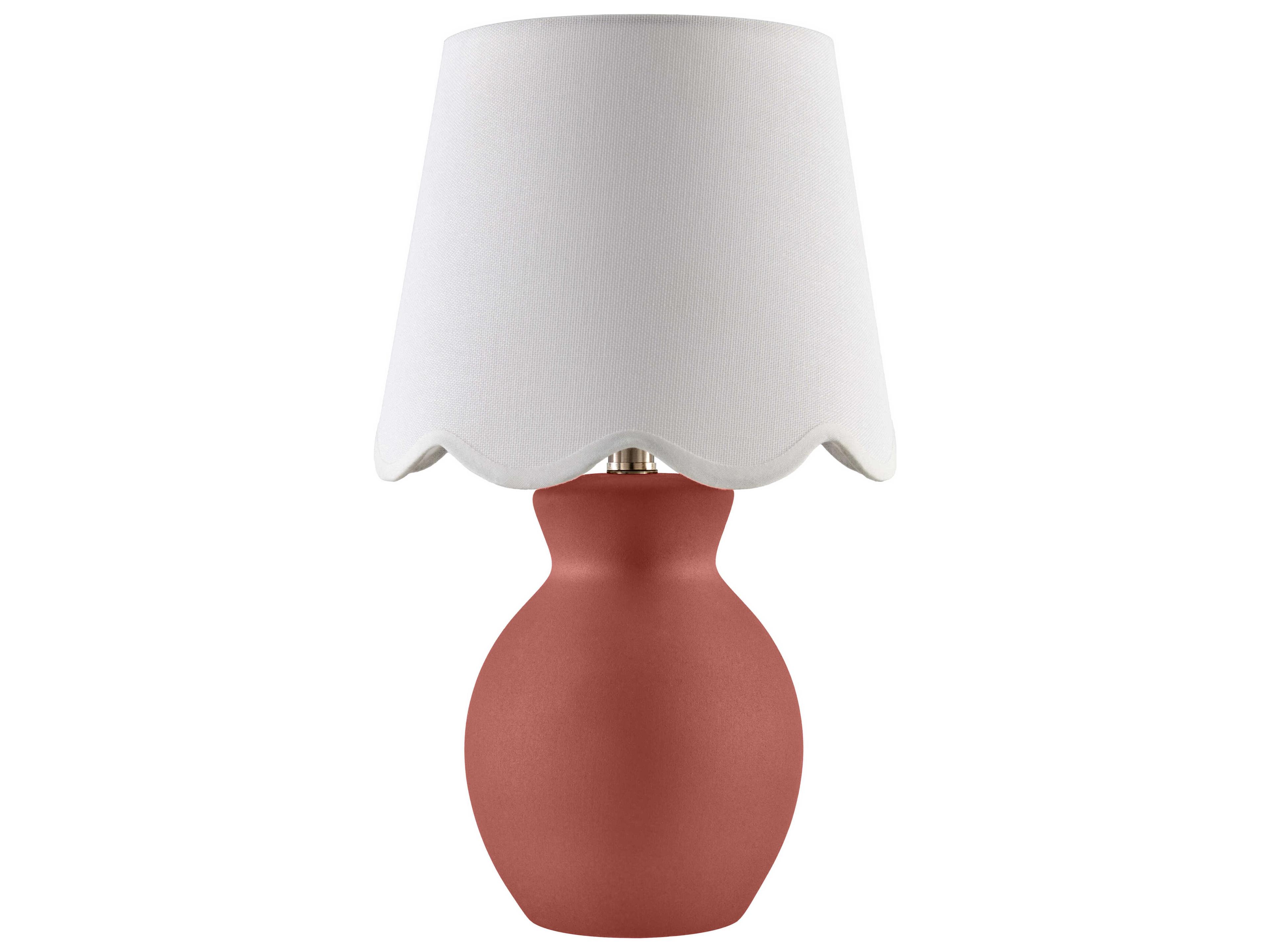 Livabliss by Surya Stella Diminuta Brick Red Table Lamp