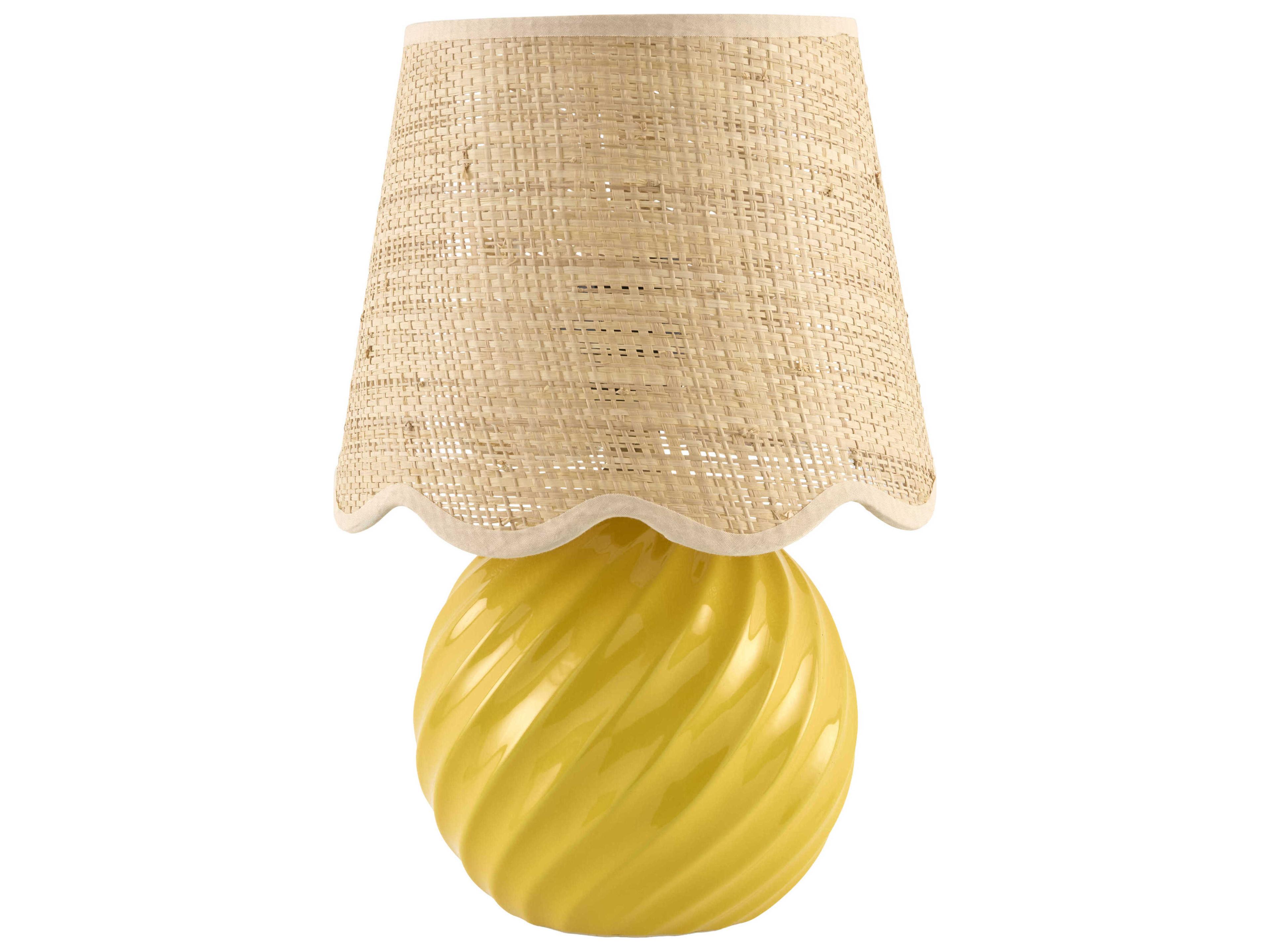Livabliss by Surya Stelvio Bright Yellow Table Lamp