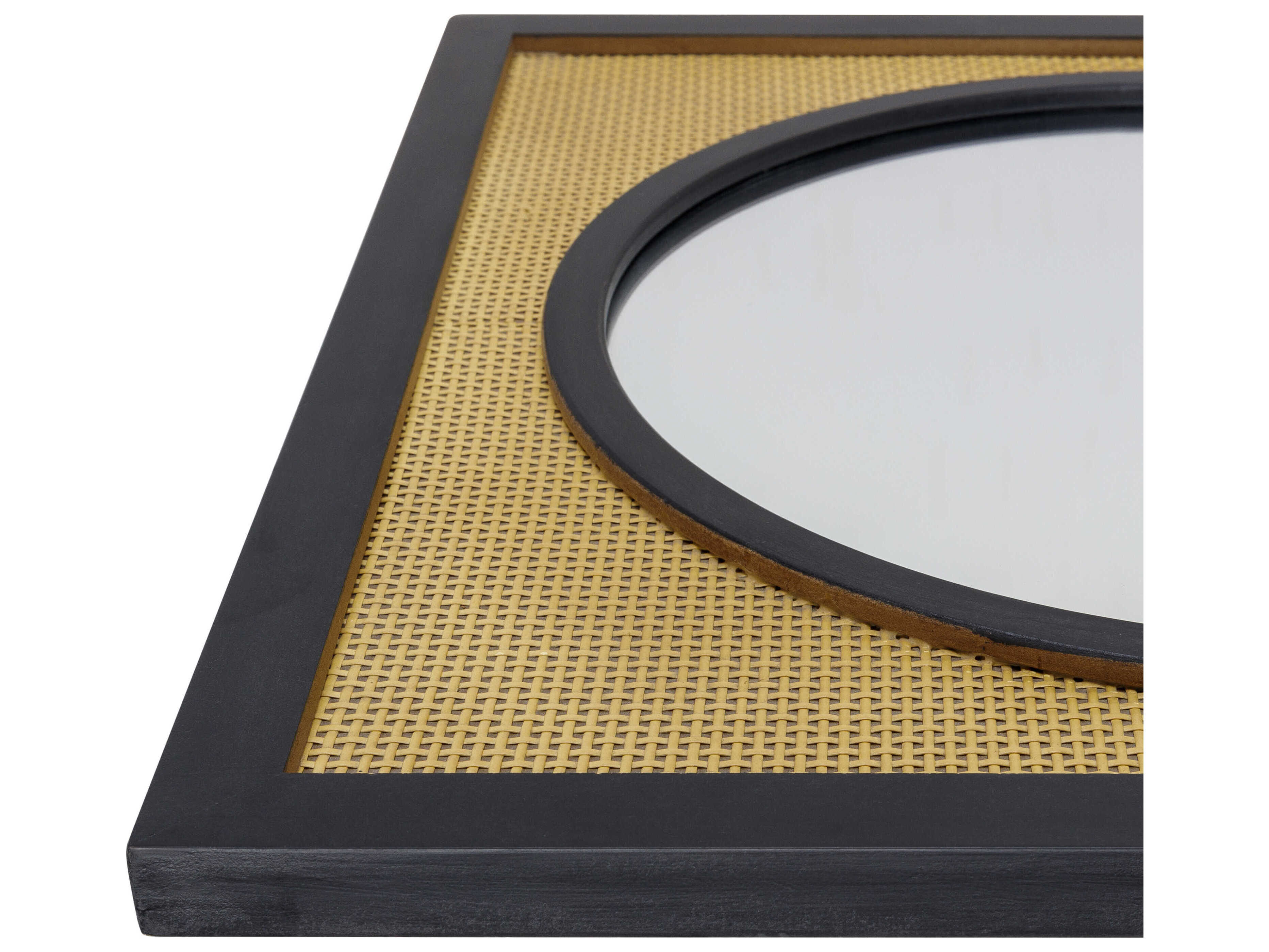 Livabliss by Surya Sulawesi Black Wall Mirror Rectangular