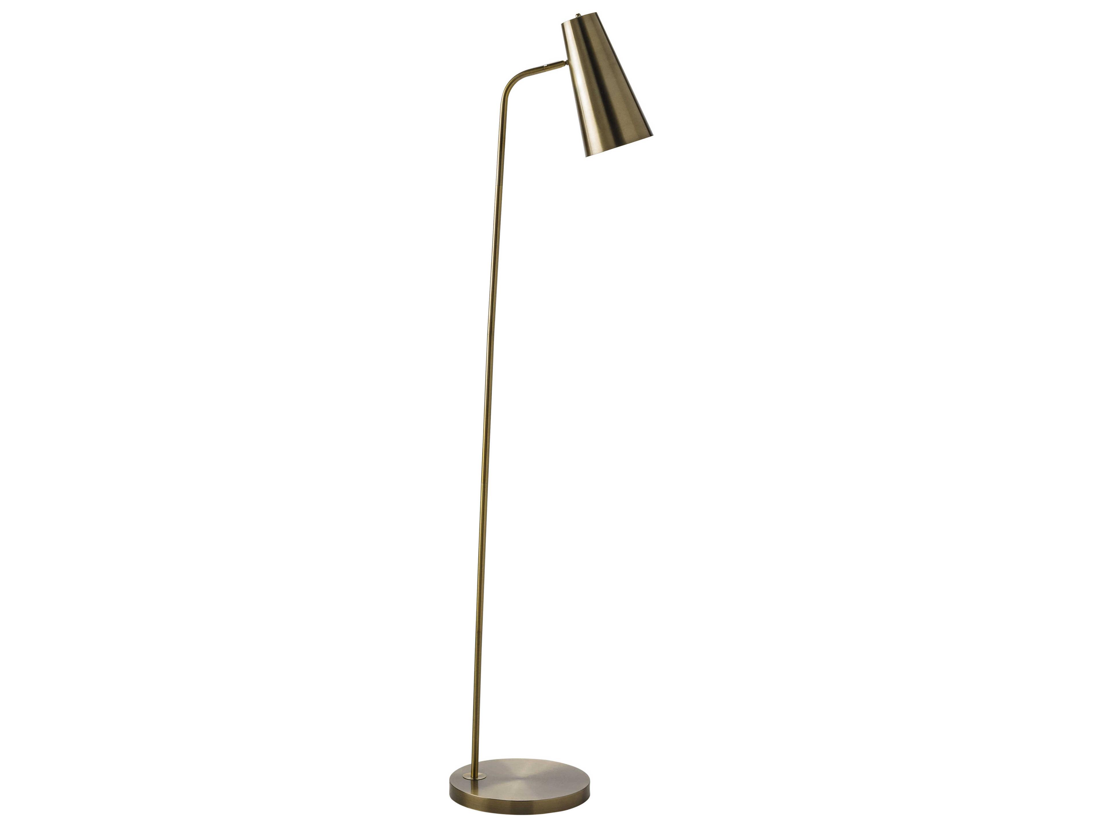 Livabliss by Surya Tanner Metallic Brass Floor Lamp