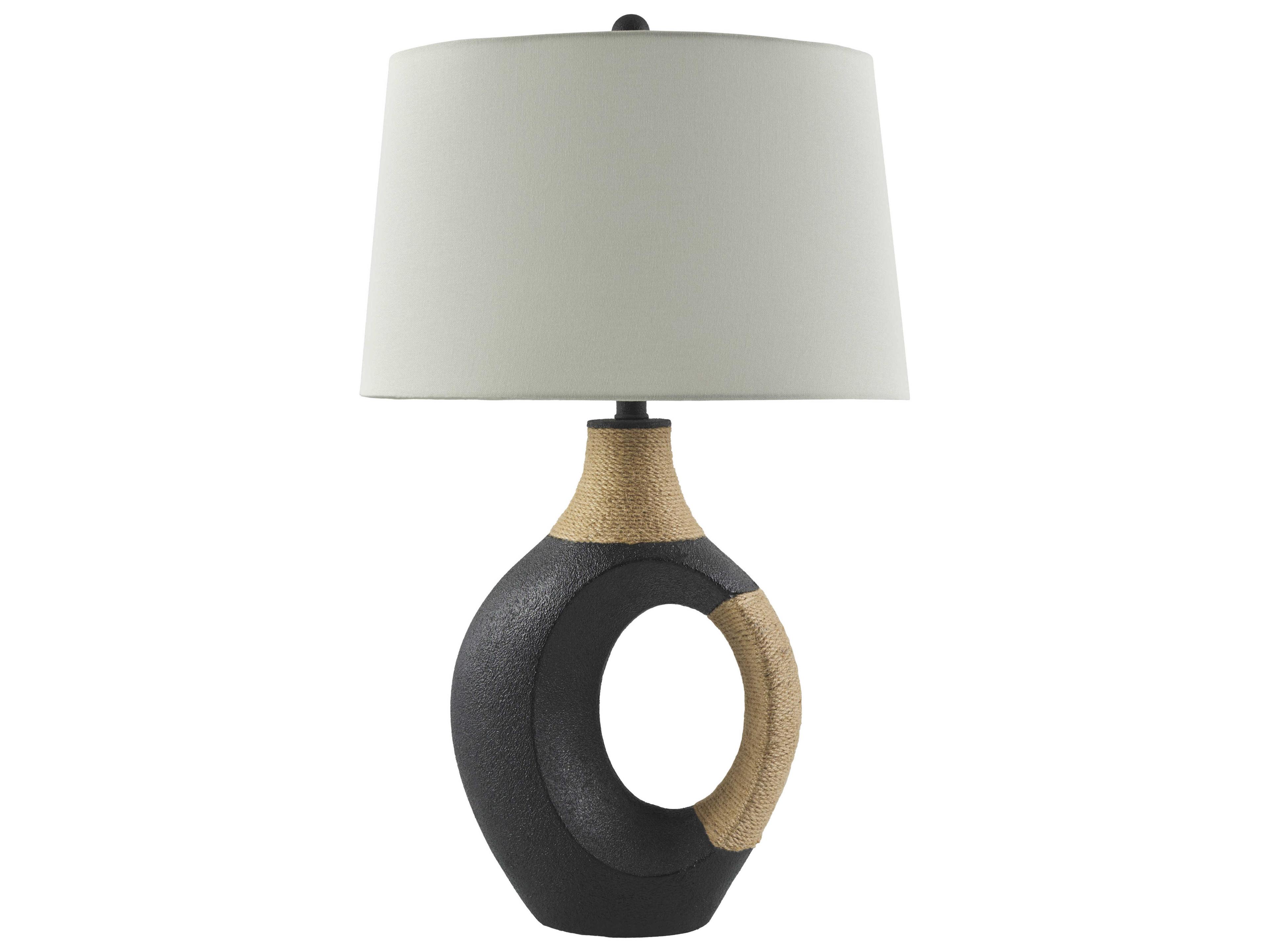 Livabliss by Surya Taiyan Black Buffet Lamp