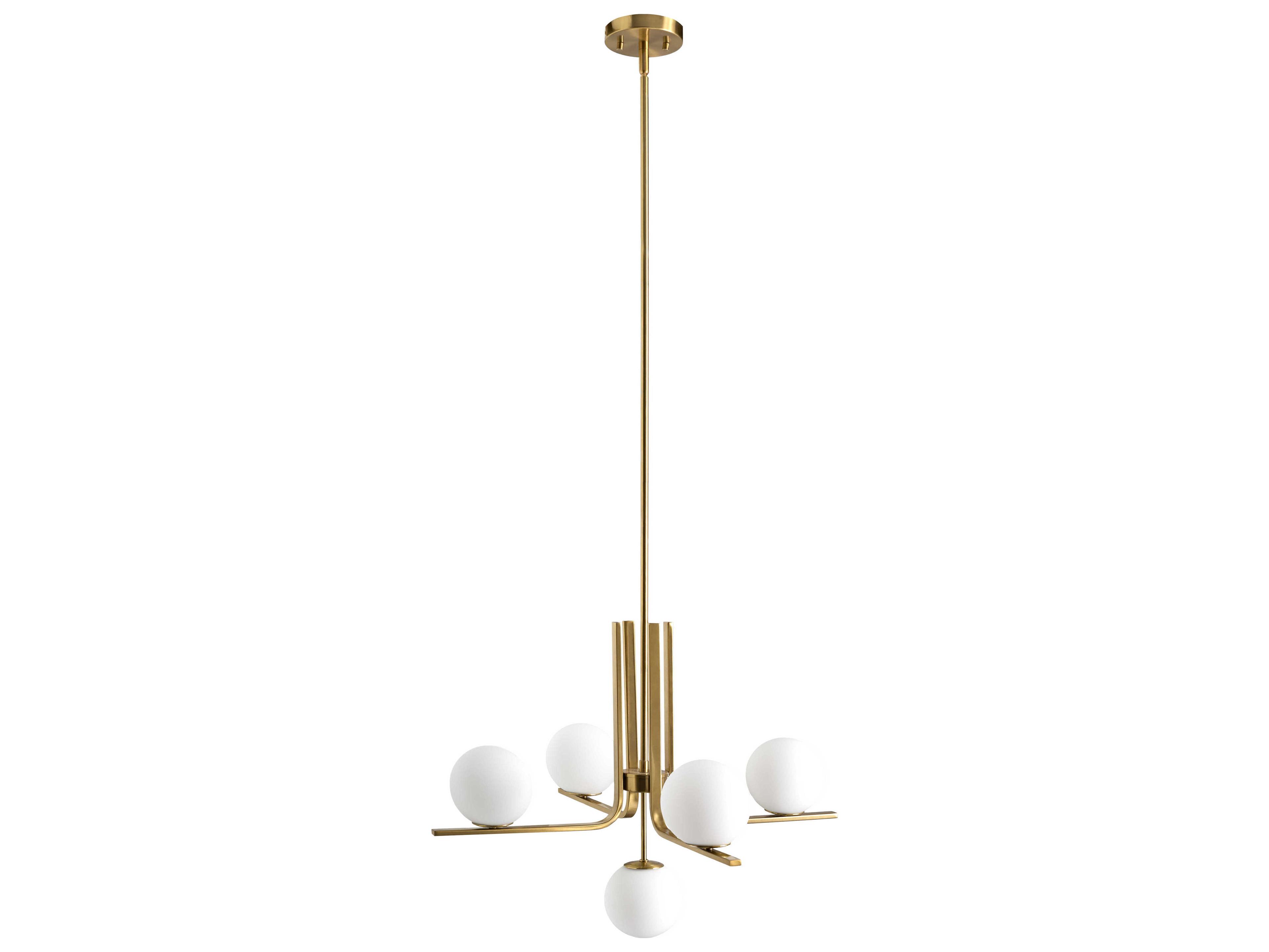 Livabliss by Surya Wismar 5-Light Gold Chandelier