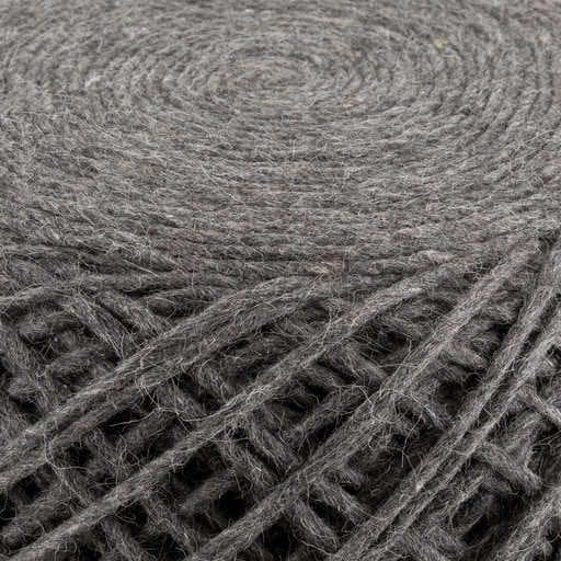 Livabliss by Surya Xena Black Charcoal Gray Ottoman