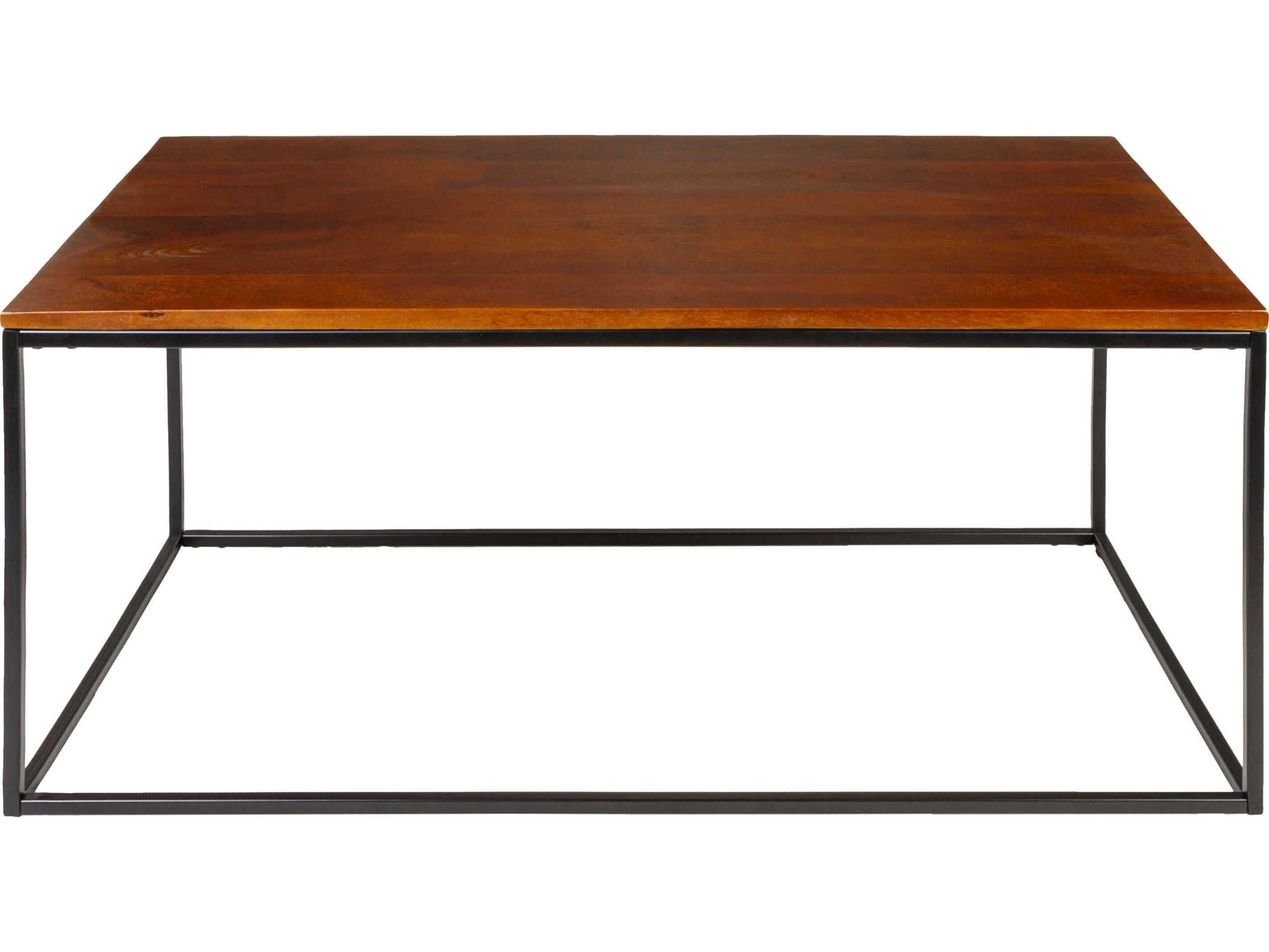 Livabliss by Surya Aryaa Rectangular Wood Dark Brown Black Coffee Table