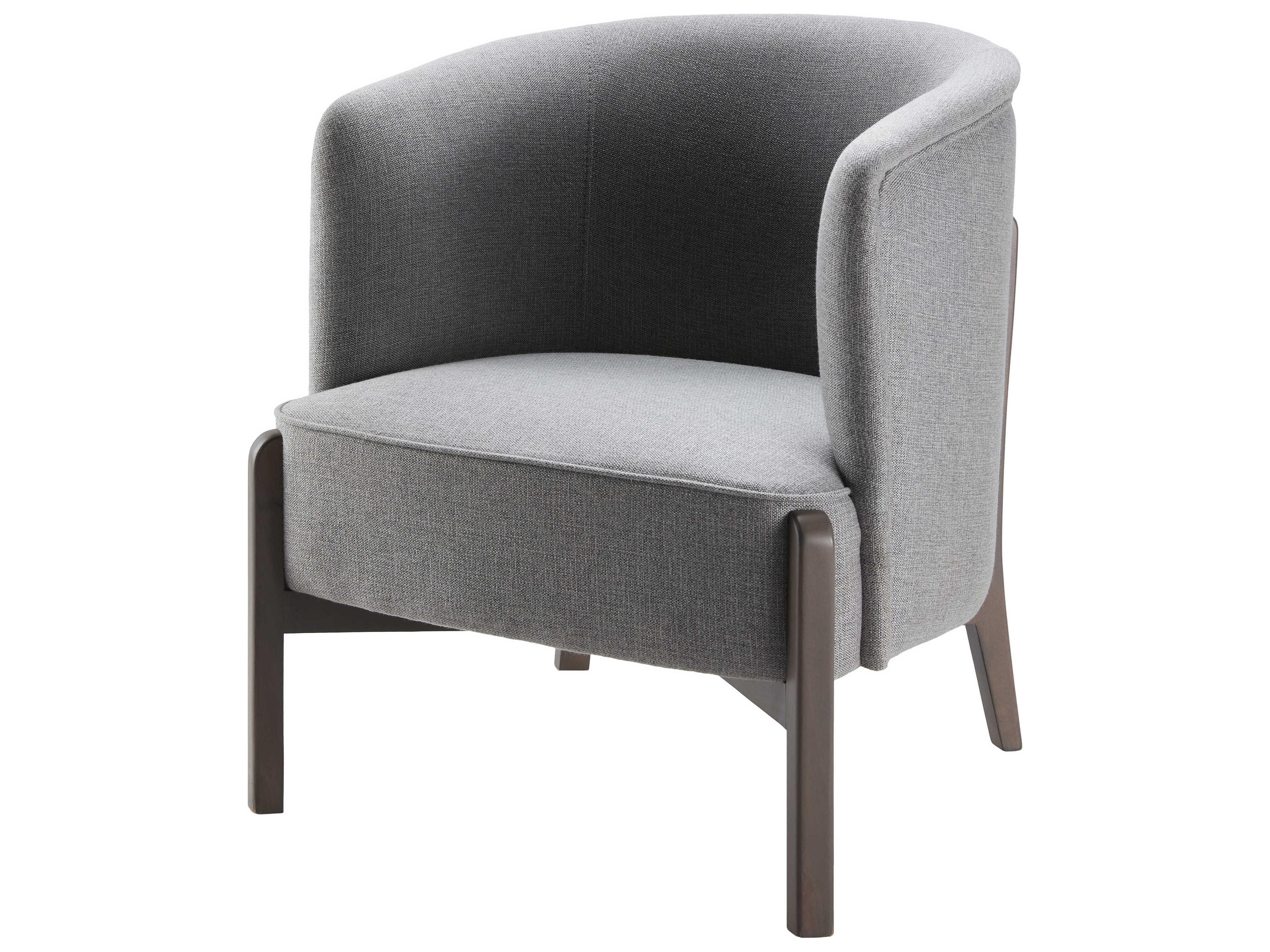 Livabliss by Surya Rayne Gray Fabric Accent Chair