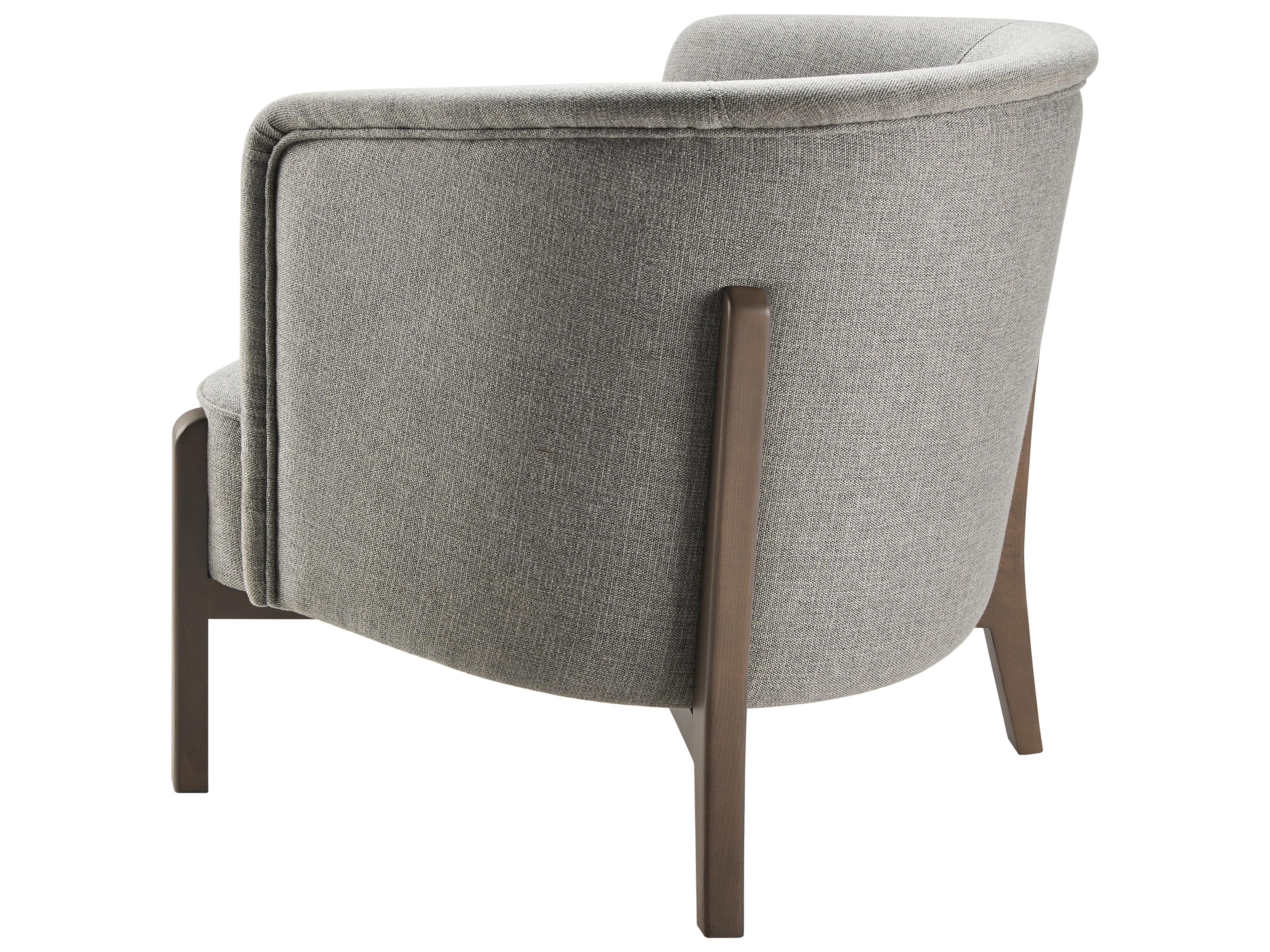 Livabliss by Surya Rayne Gray Fabric Accent Chair
