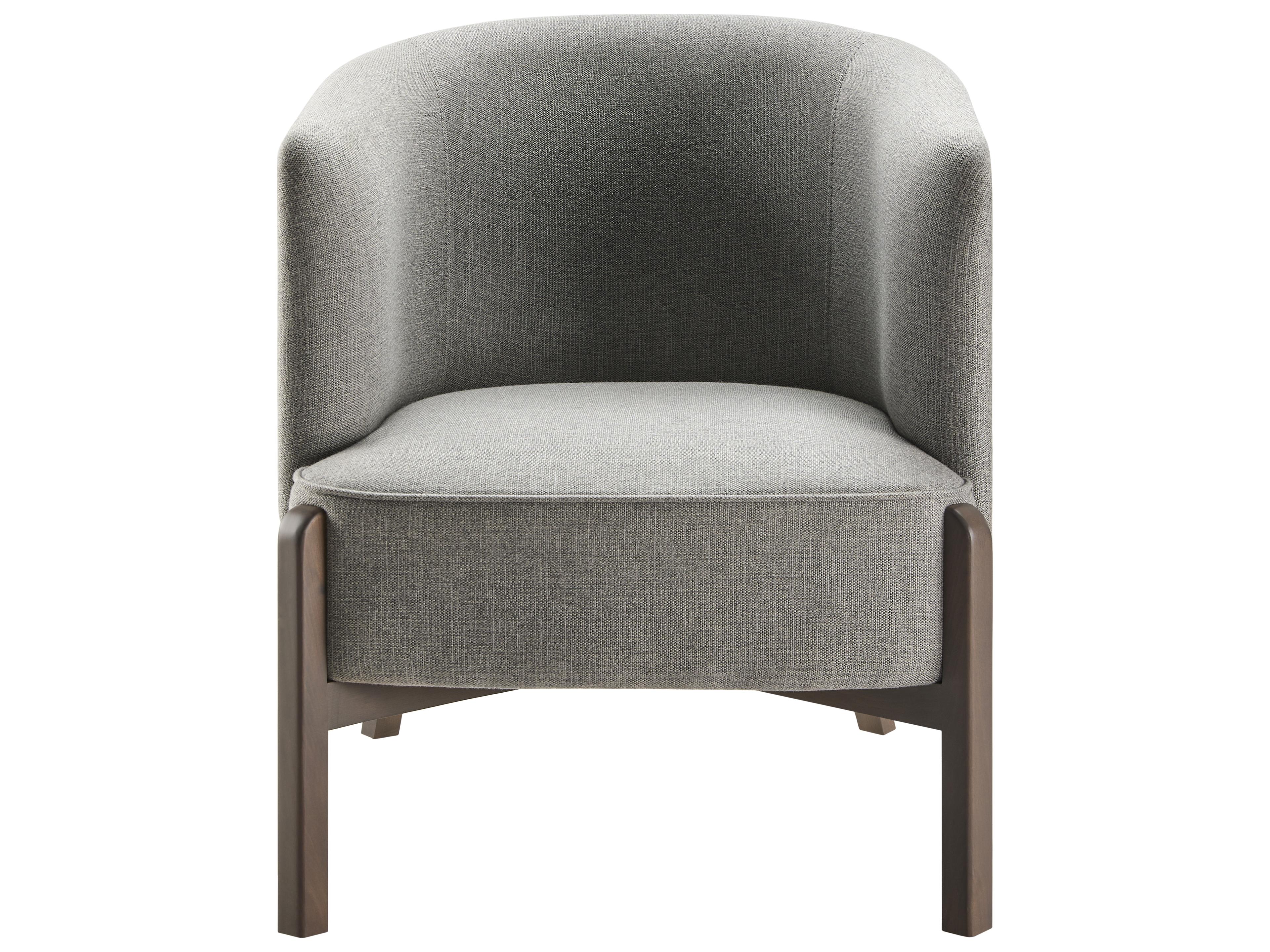 Livabliss by Surya Rayne Gray Fabric Accent Chair